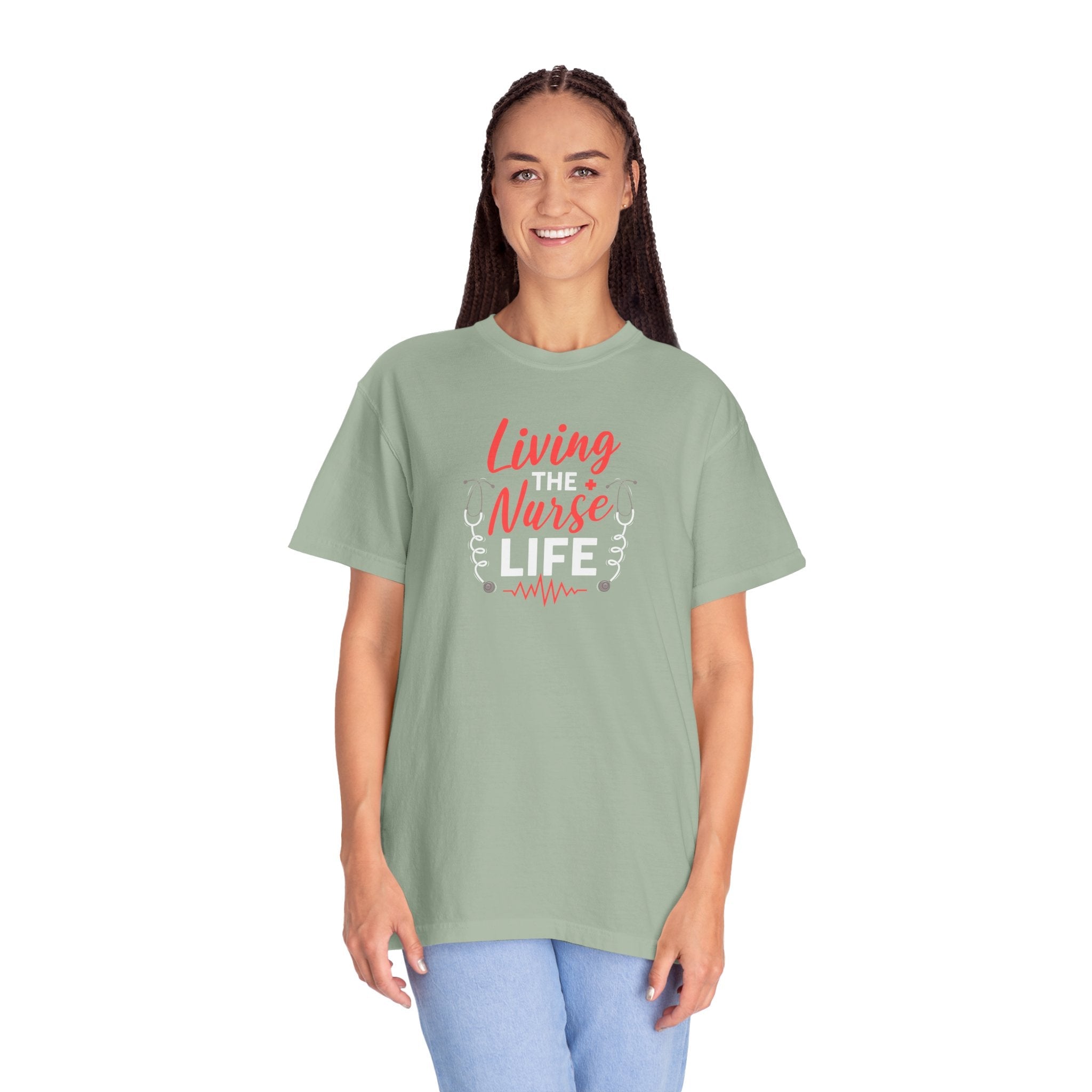Nurse Life Garment Dyed Tee - Comfort Colors Cotton - DipaliZ