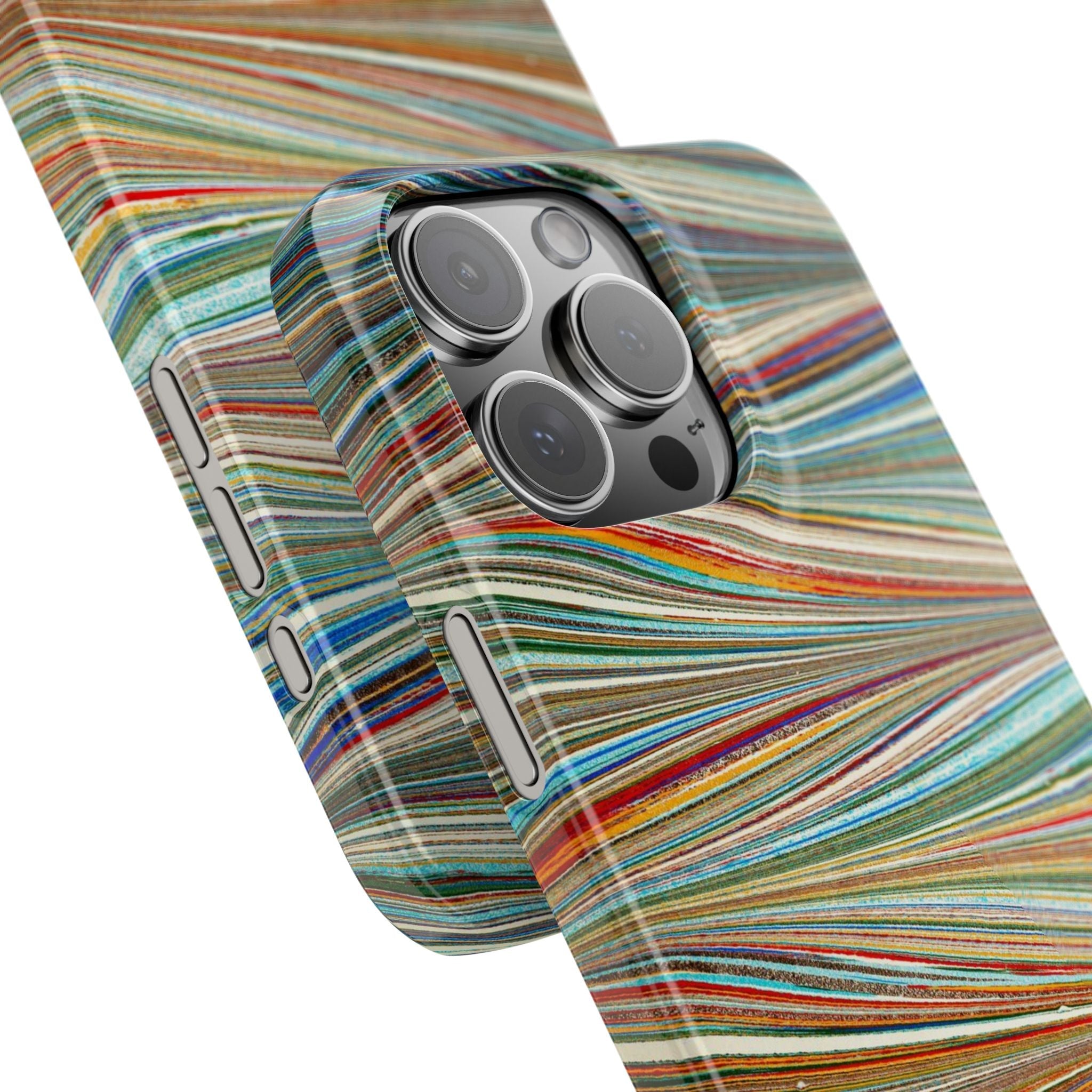 Florentine Multi-Colored Marbled Phone Case