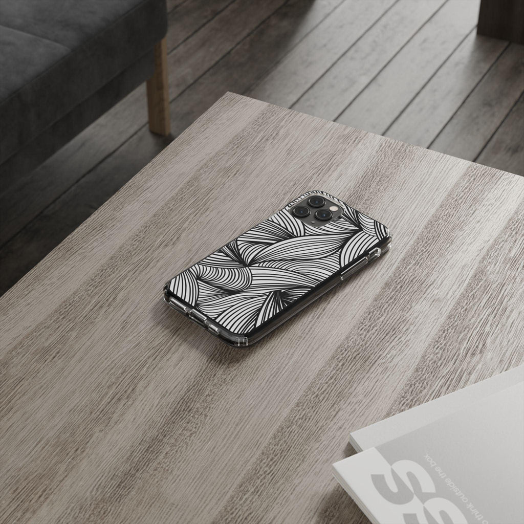 Black and White Illusion Clear Cases