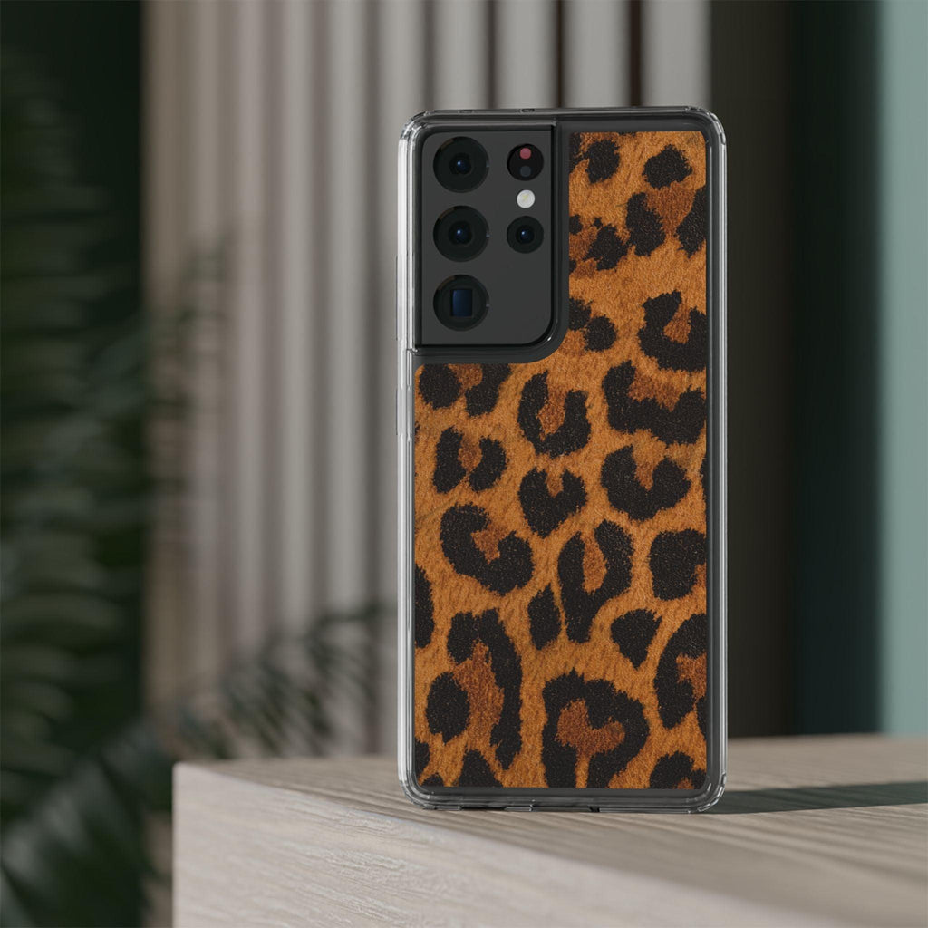 Clear Cases Cheeta Print