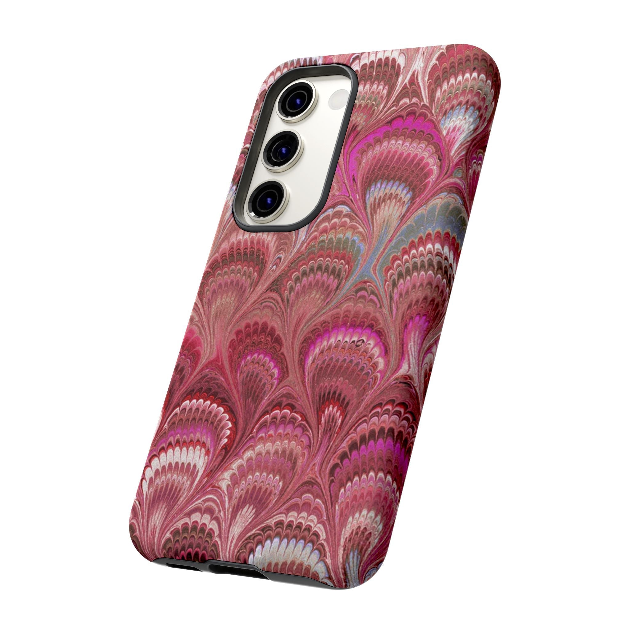 Shades of Pink Marbled Phone Case —  Dual Layer - Tough Protective Phone Cover