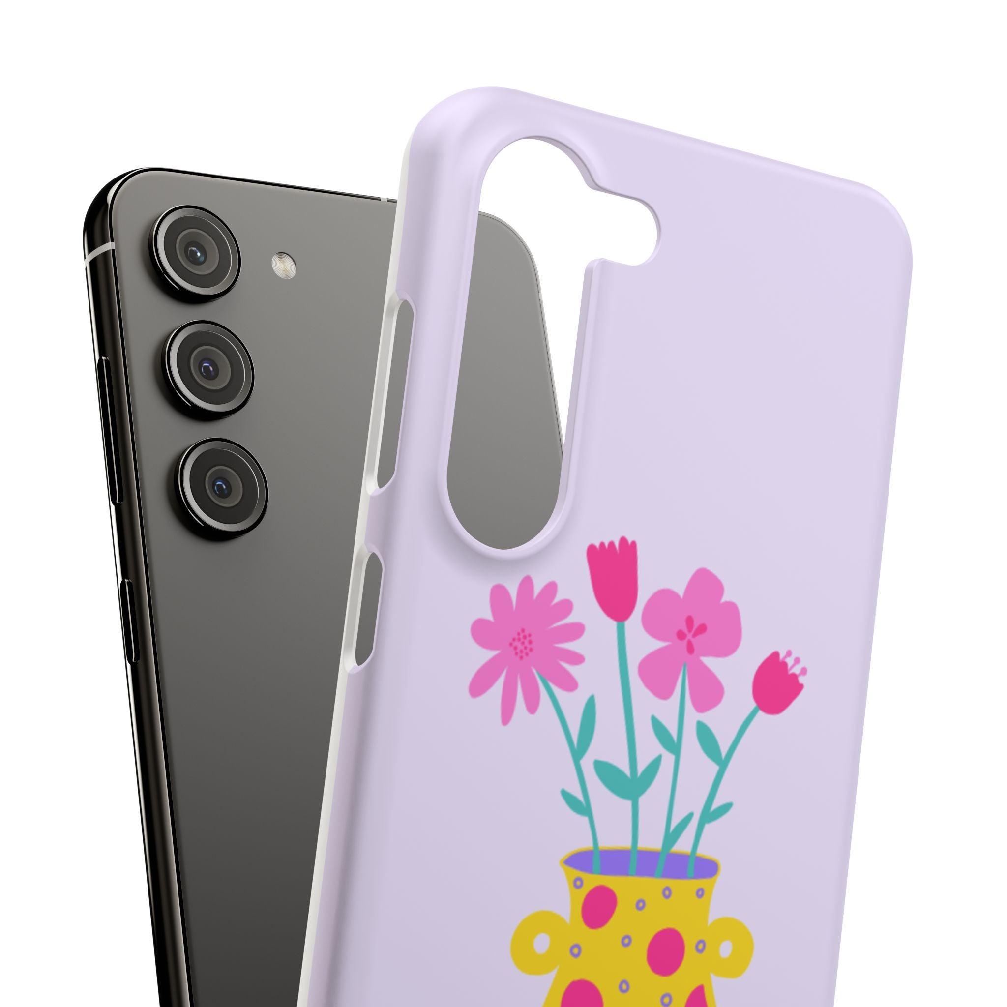 Floral Pot Phone Case – Bloom with Style Everywhere You Go