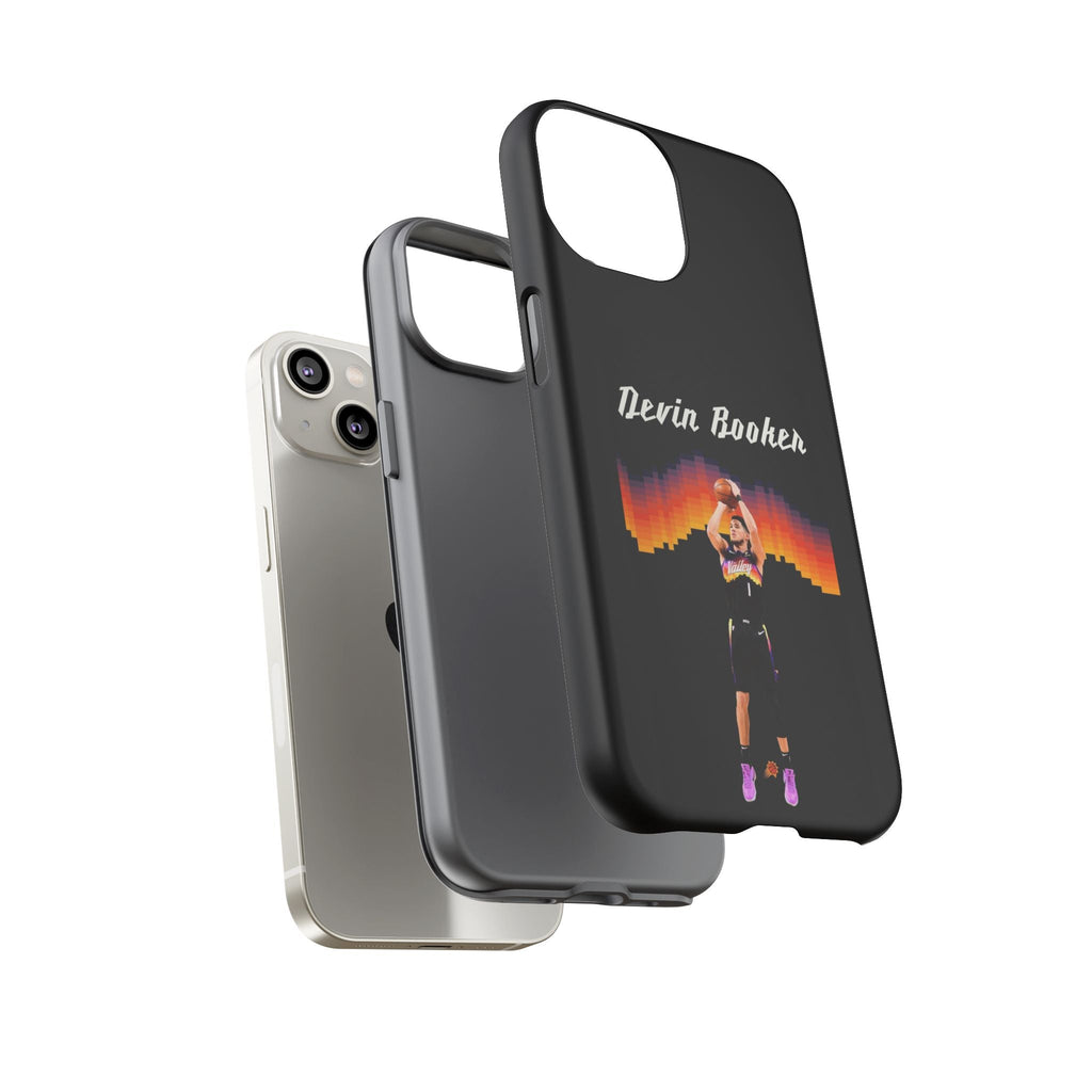 Devin Booker Precision Blaze Series – Dual-Layer ShockGuard Protection | Fits iPhone 8–16 Pro Max & Samsung Galaxy S10–S25 Ultra