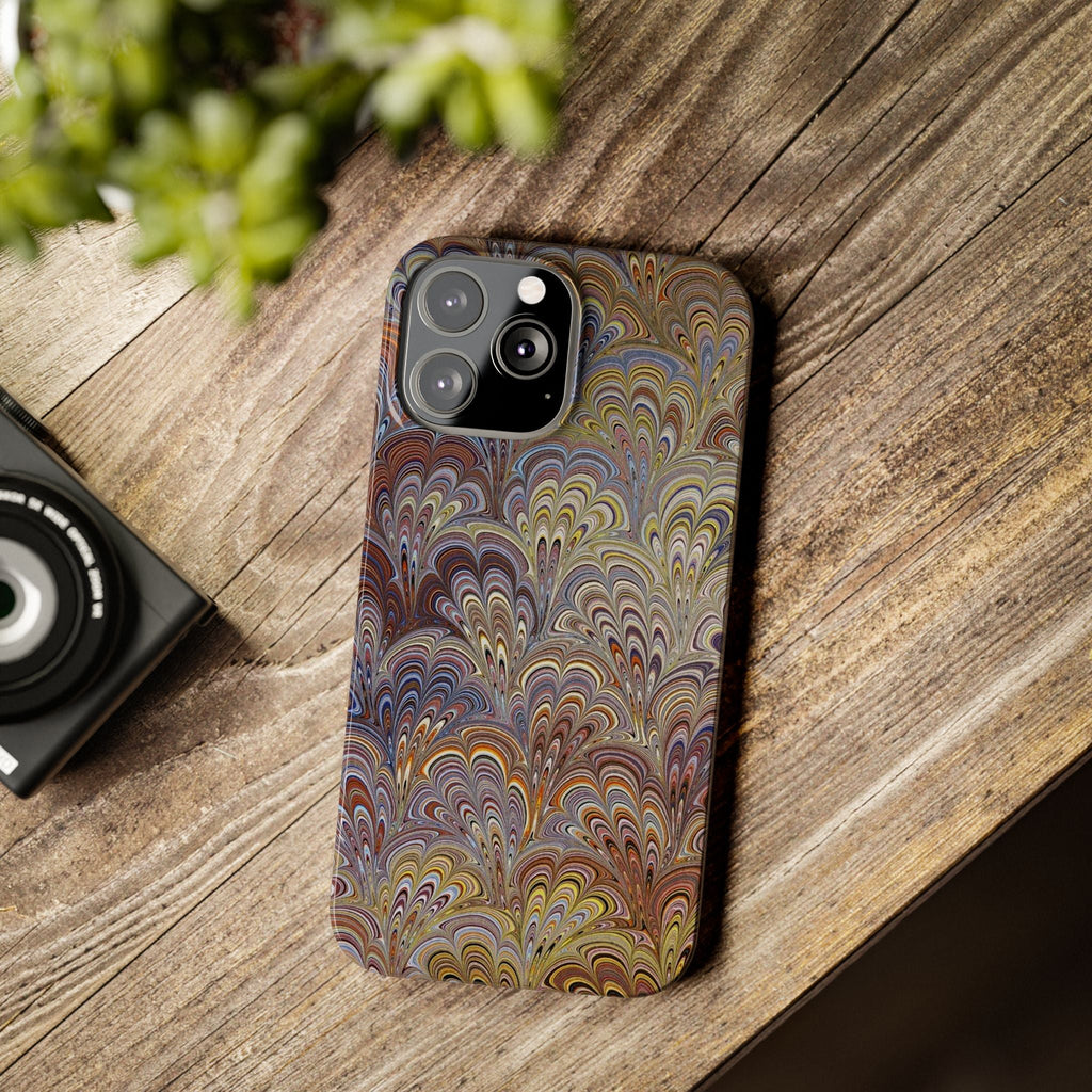 Italian Marbled Design, Multi-Colored Pallet, Slim Phone Cases, Case-Mate