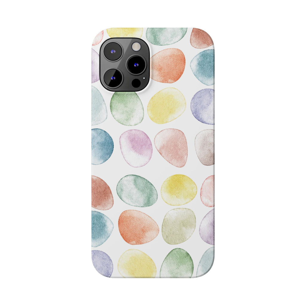 Colorful Watercolor Organic Circle iPhone 17 + many models Phone Cases