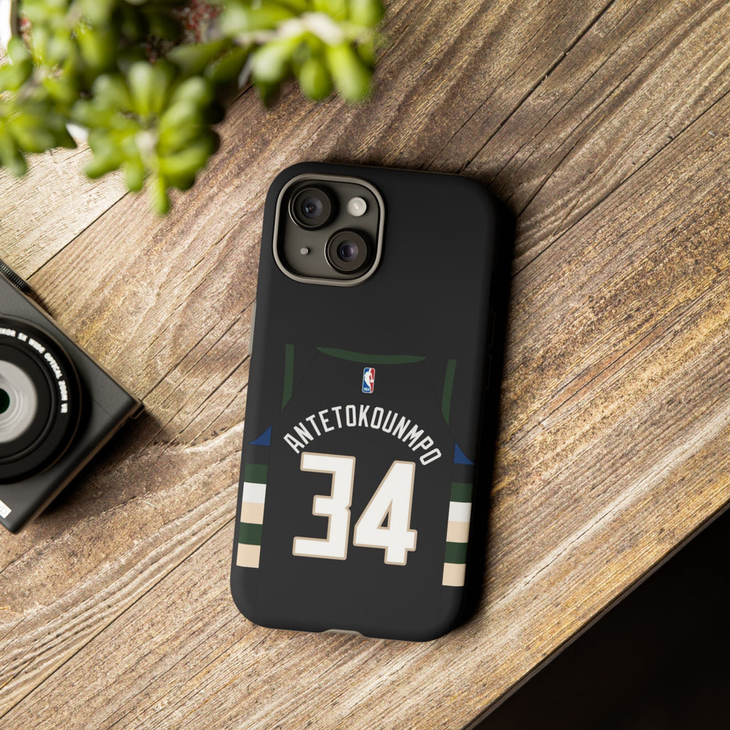 Giannis Antetokounmpo Force Drive Edition – Heavy-Duty ShockGuard Layers, Athletic Slim Fit | iPhone 8–16 Pro Max & Samsung S10–S25 Ultra Supported