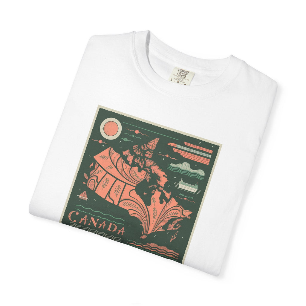 Map Of Canada Tee - Canada Day Celebration Comfort Colors - DipaliZ