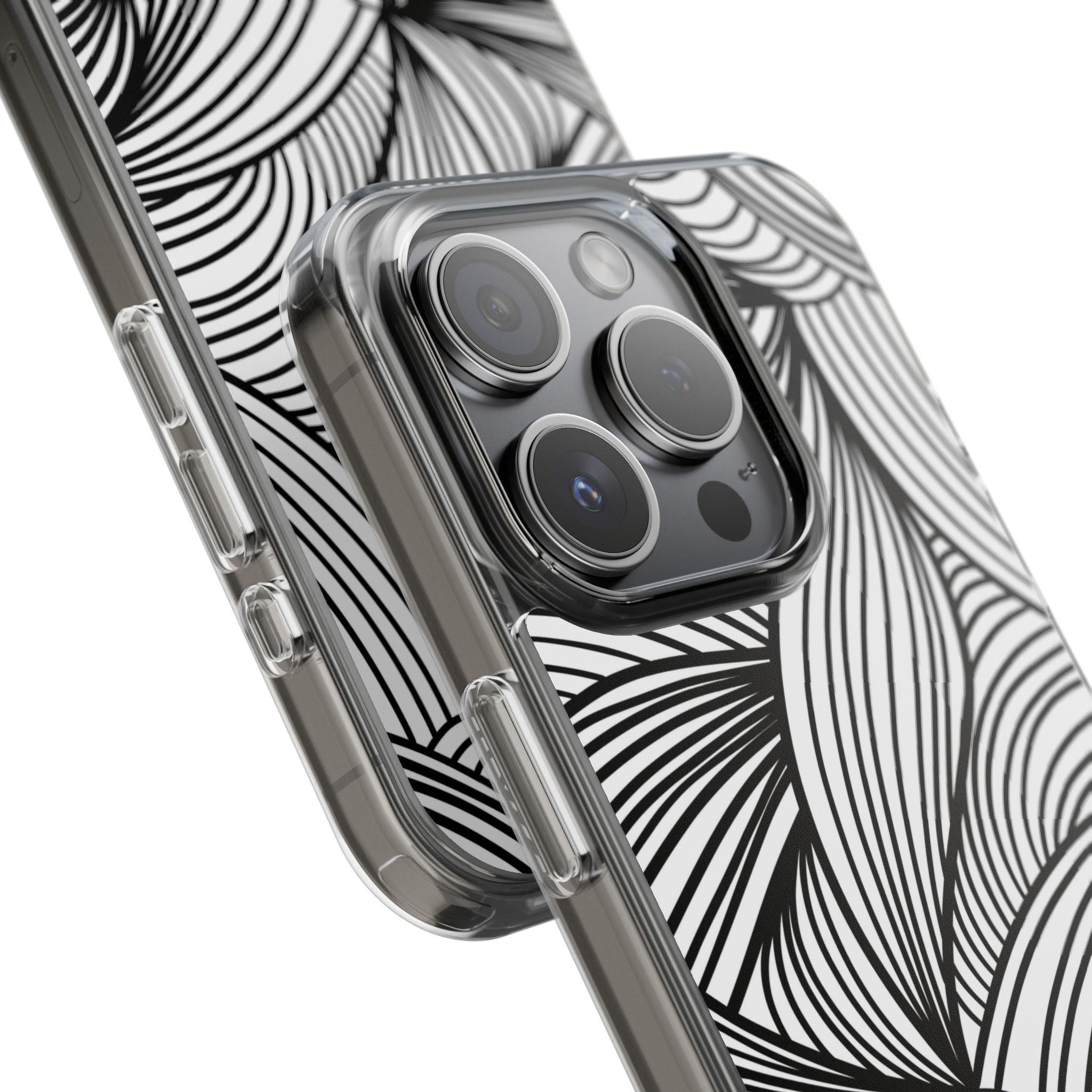 Black and White Illusion Clear Cases