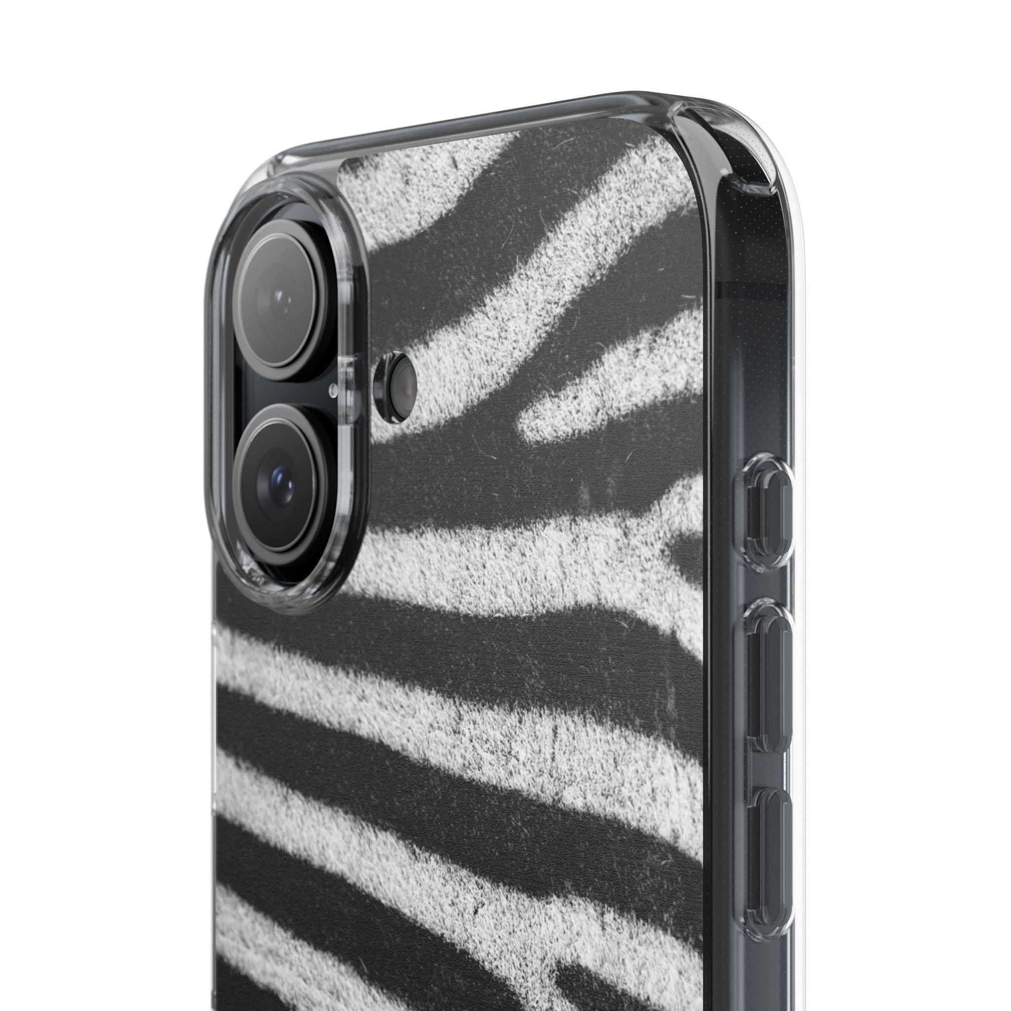 Clear Cases Black and White Zebra Stripes