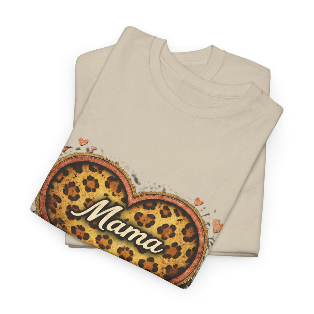 Mama Leopard Heart T-Shirt – Floral Tribal Mother's Day Tee