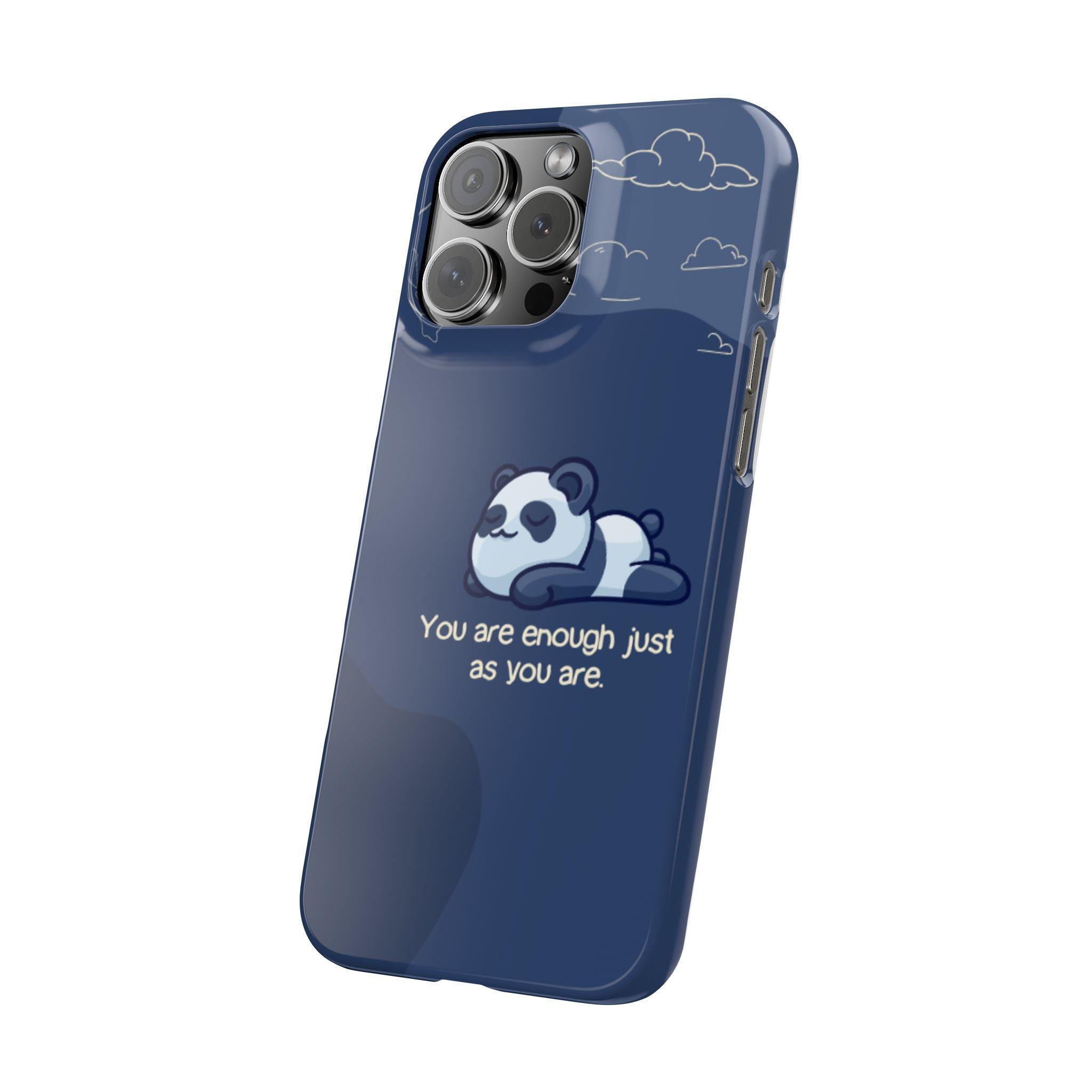 Panda Dreams Phone Case – Cozy Vibes & Inspiring Words