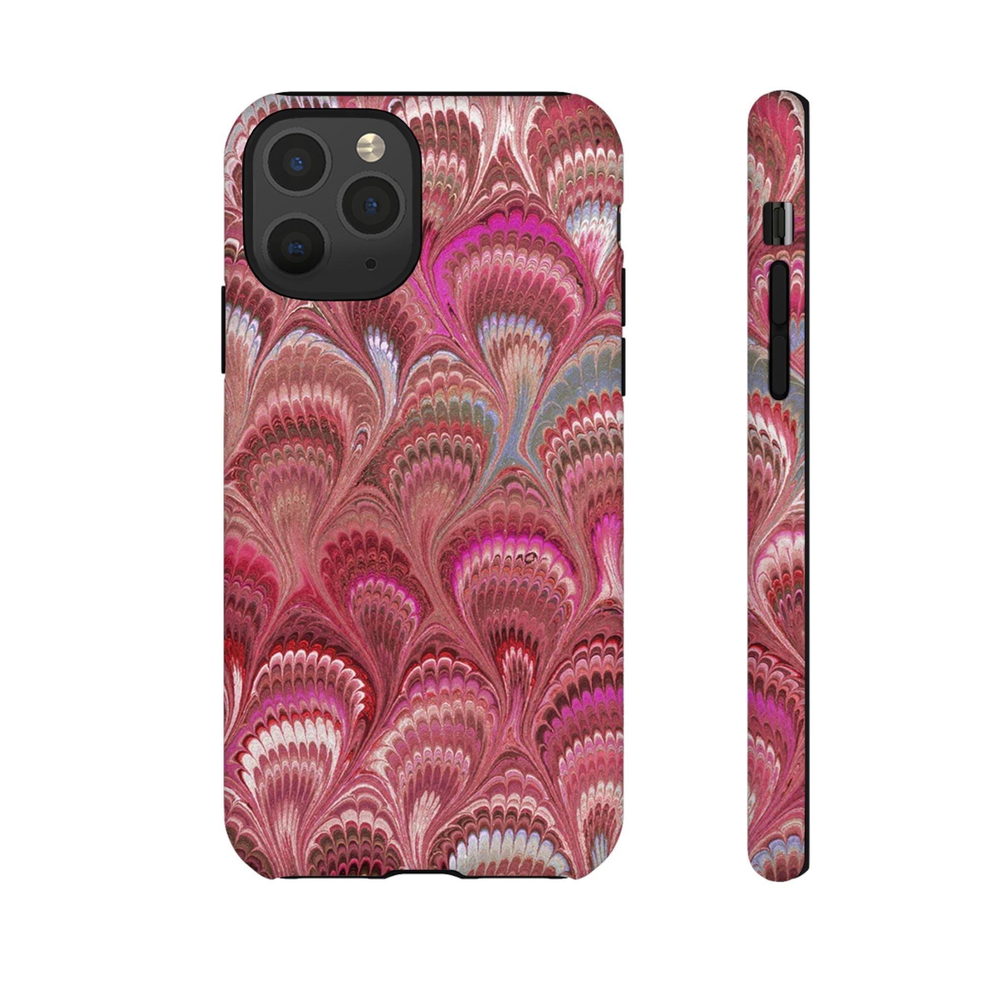 Shades of Pink Marbled Phone Case —  Dual Layer - Tough Protective Phone Cover