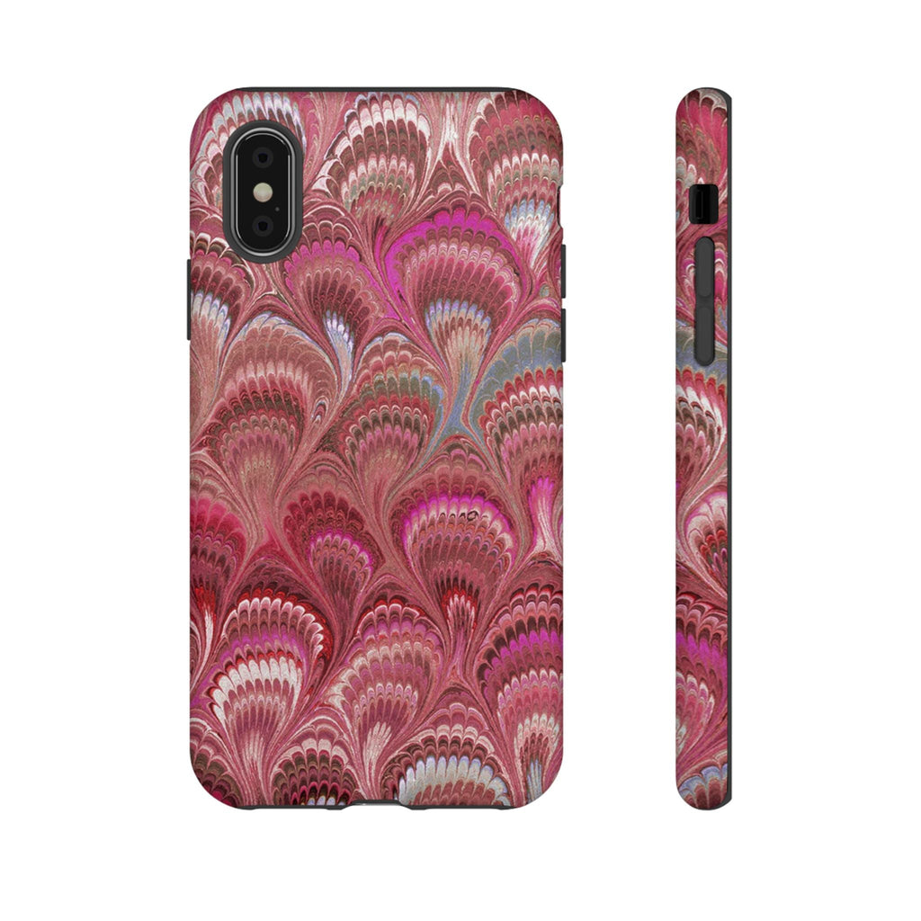 Shades of Pink Marbled Phone Case —  Dual Layer - Tough Protective Phone Cover
