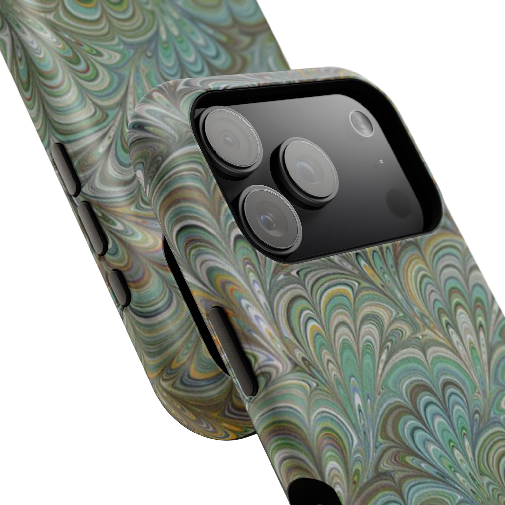 Italian Peacock Green Highly Durable Phone Case for Apple + Samsung