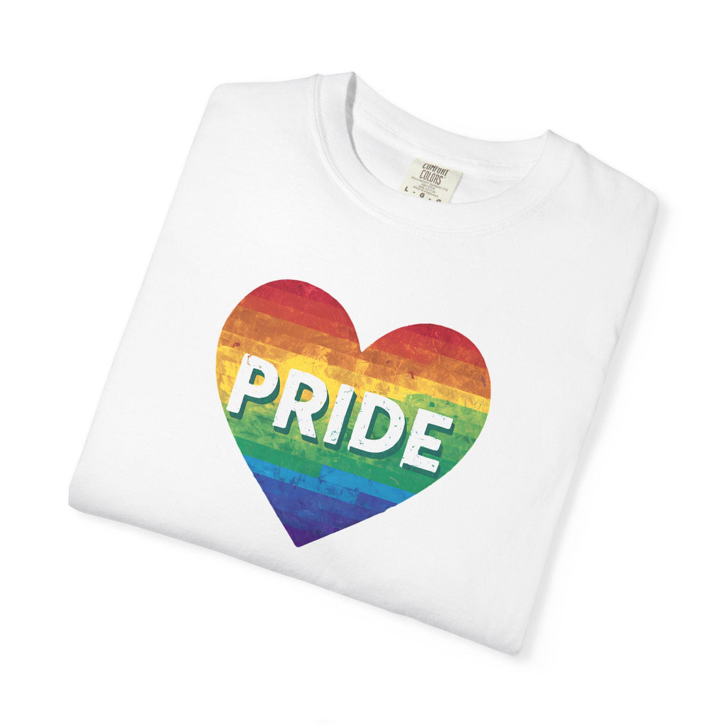 Gay Pride Rainbow Tee - Garment Dyed Comfort Colors - DipaliZ