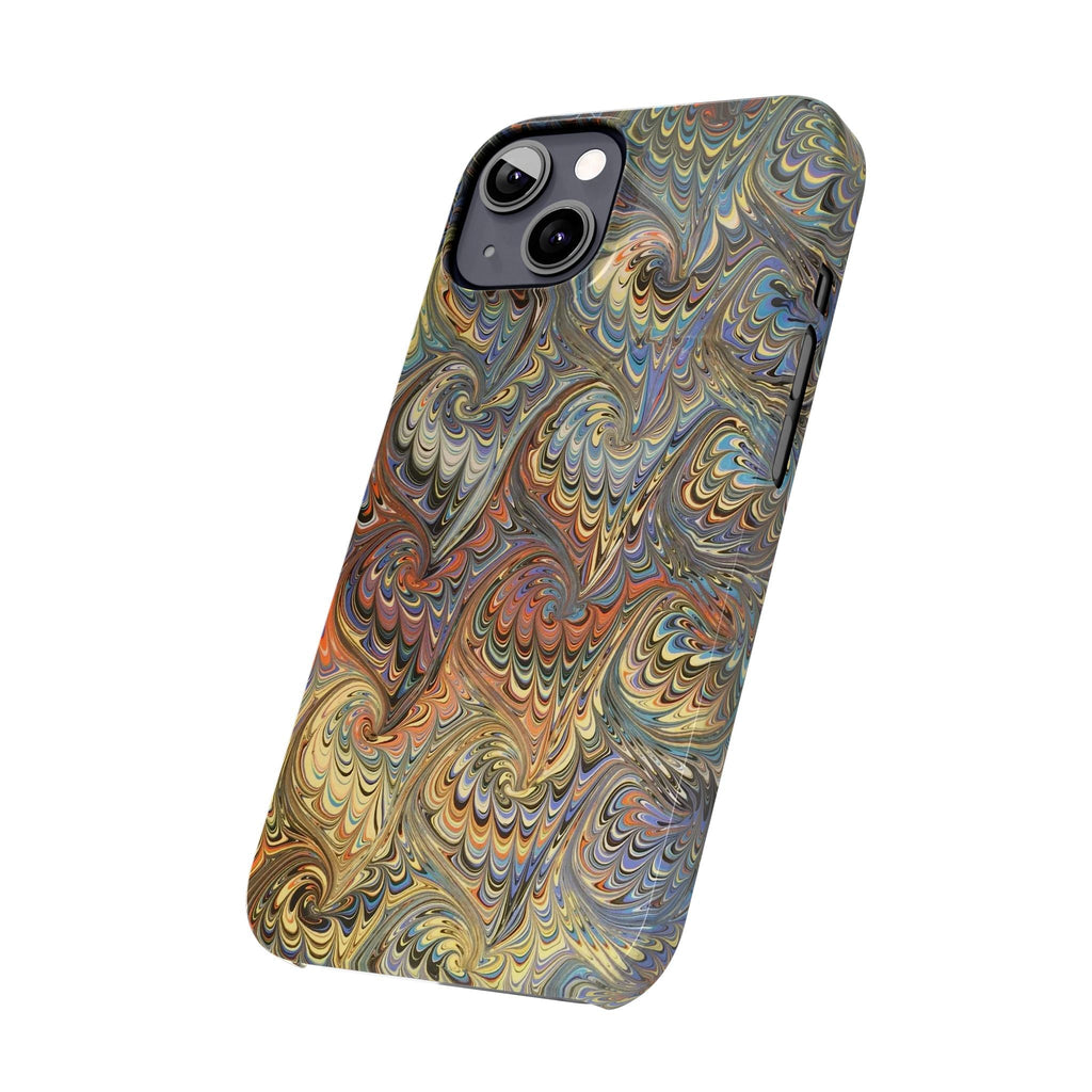 Golden Fall Colors Italian Traditional Marble Design