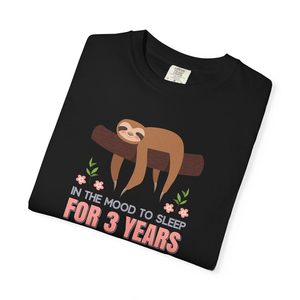 Sloth Unisex Garment Dyed T Shirt - Ring Spun Cotton - DipaliZ