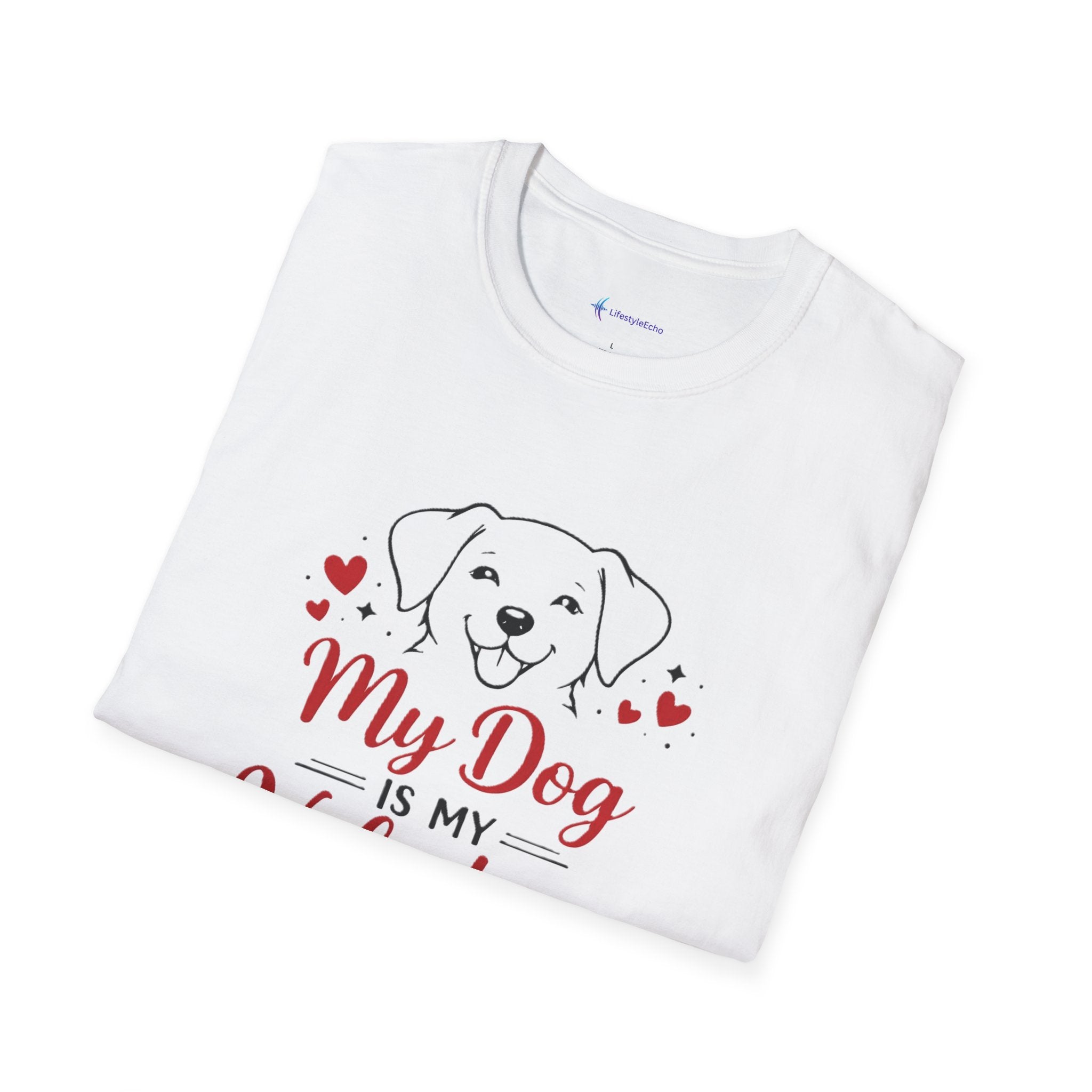 My Dog Is My Valentine T-Shirt — Cute Valentine’s Day Dog Lover Tee
