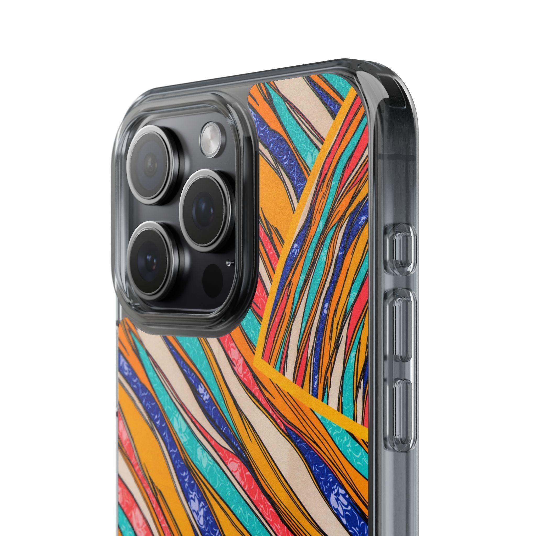 Clear Cases Stripes of  Powerful Colors