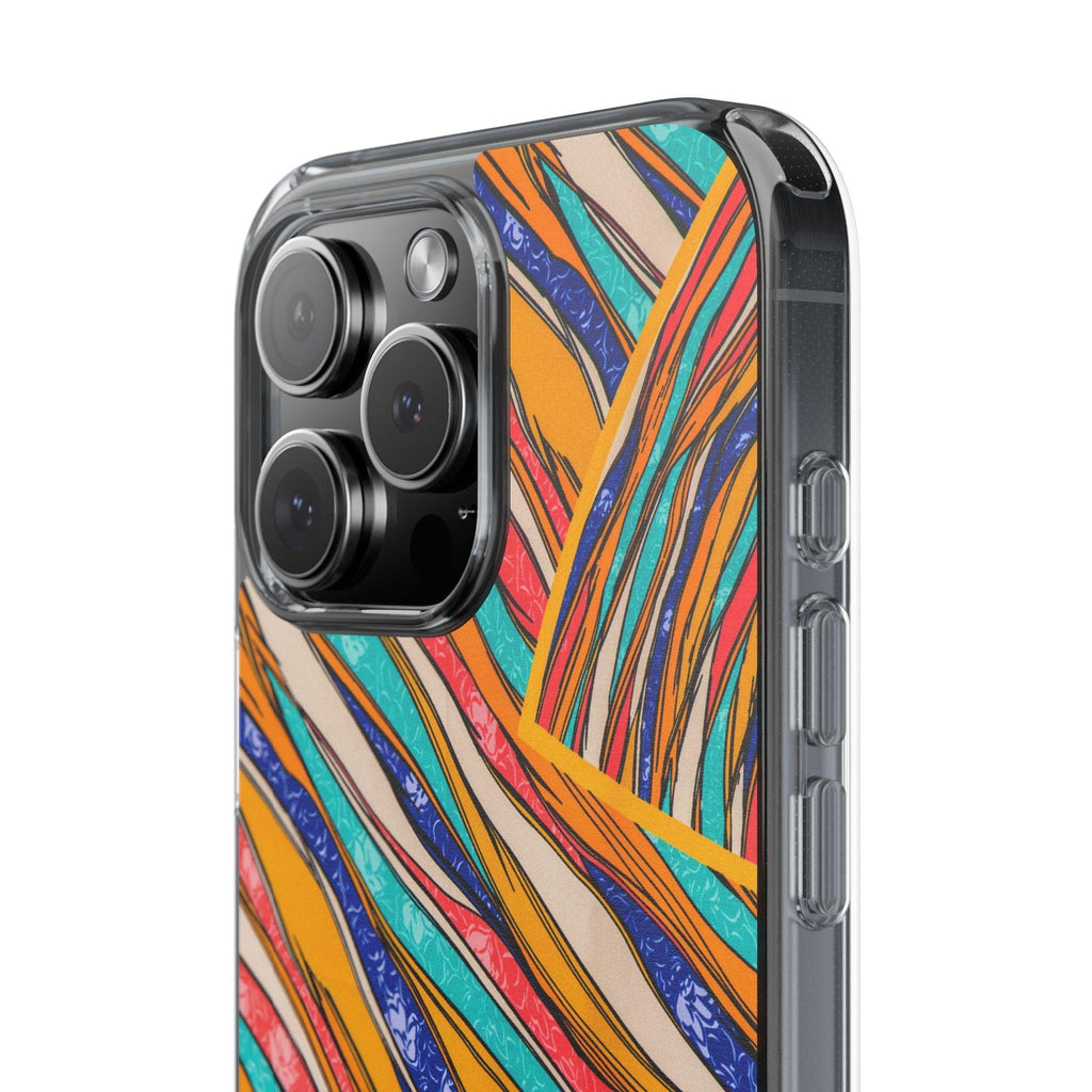 Clear Cases Stripes of  Powerful Colors