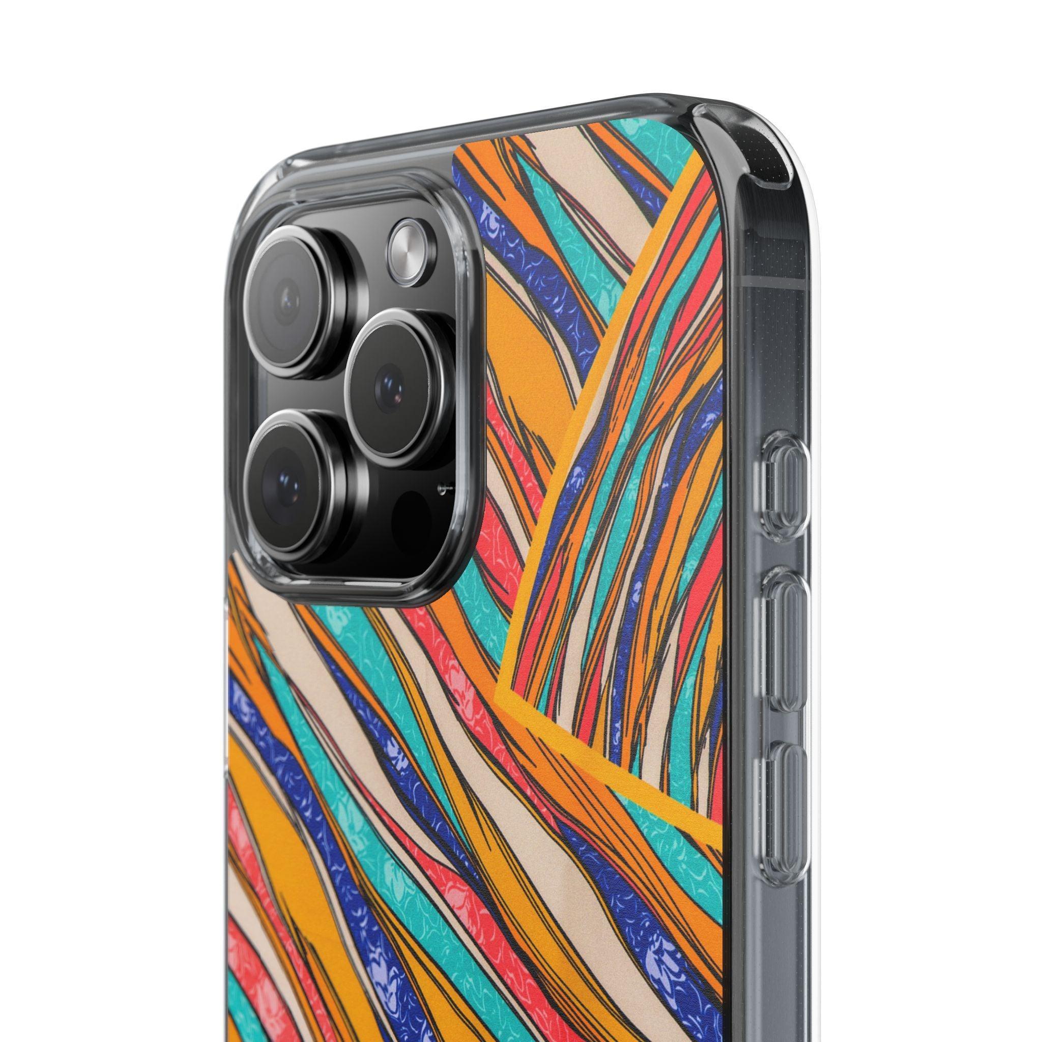 Clear Cases Stripes of  Powerful Colors