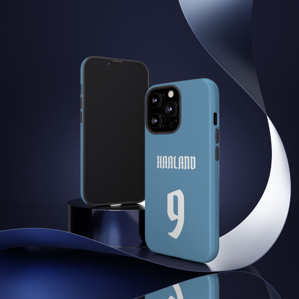 Erling Haaland PowerStrike – Rugged Dual-Layer Protection & Slim Profile | Compatible with iPhone 8 to 16 Pro Max & Samsung Galaxy S10 to S25 Ultra