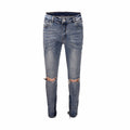 Smashing hole pants, slim jeans