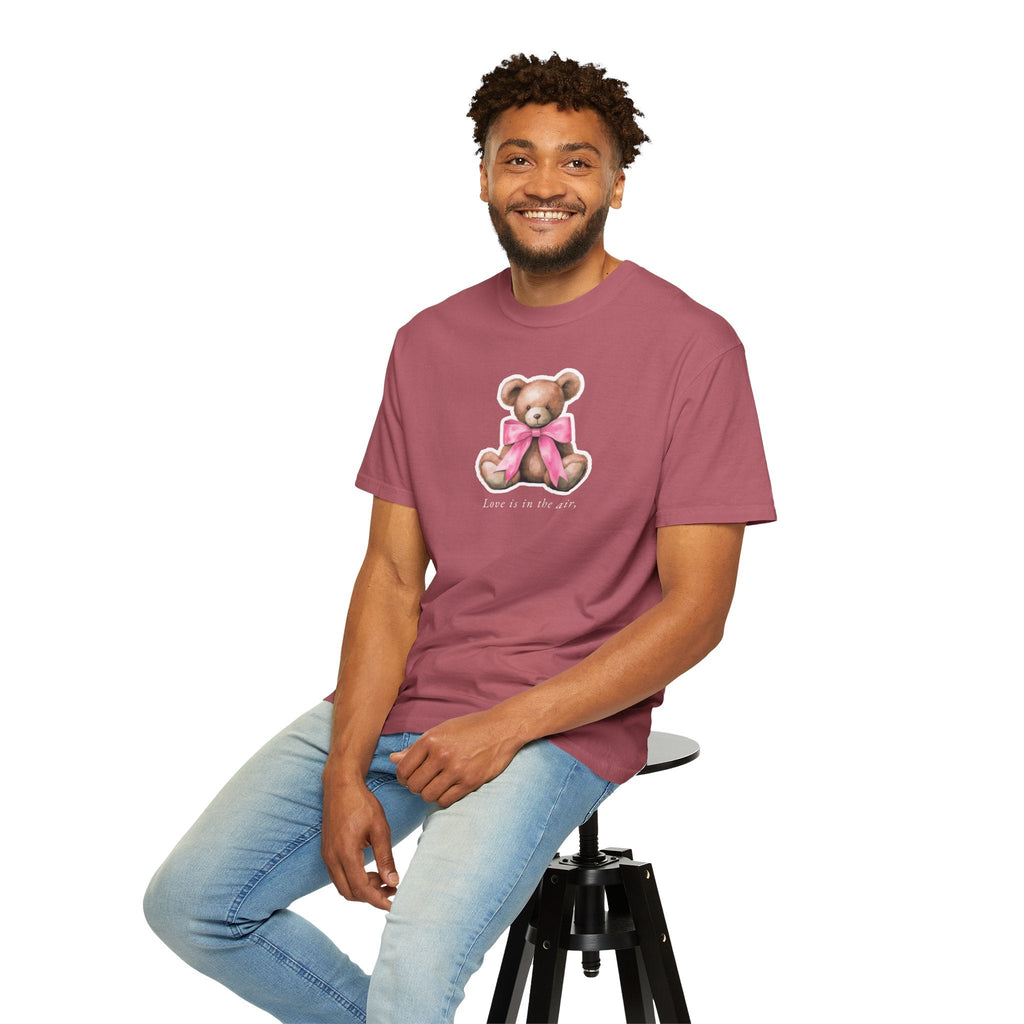 Teddy Bear Tee - Love Is In The Air Valentine's Day - DipaliZ