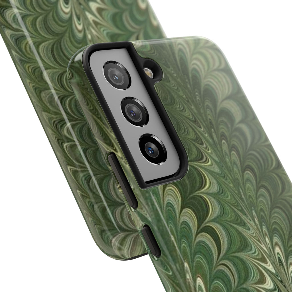 Deep Green Marble Italian Durable Phone Case