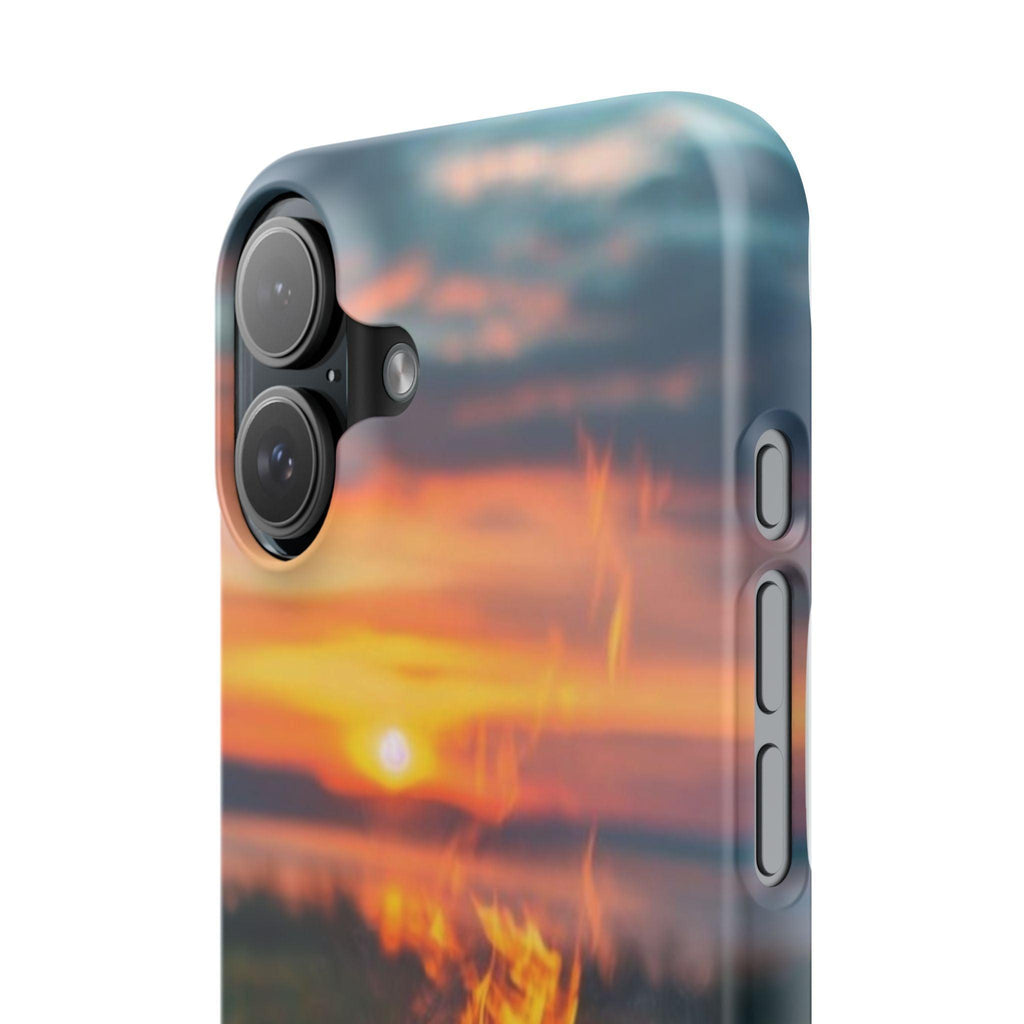 Woodland Fire Phone Case – Warmth of Nature’s Blaze on Your Device