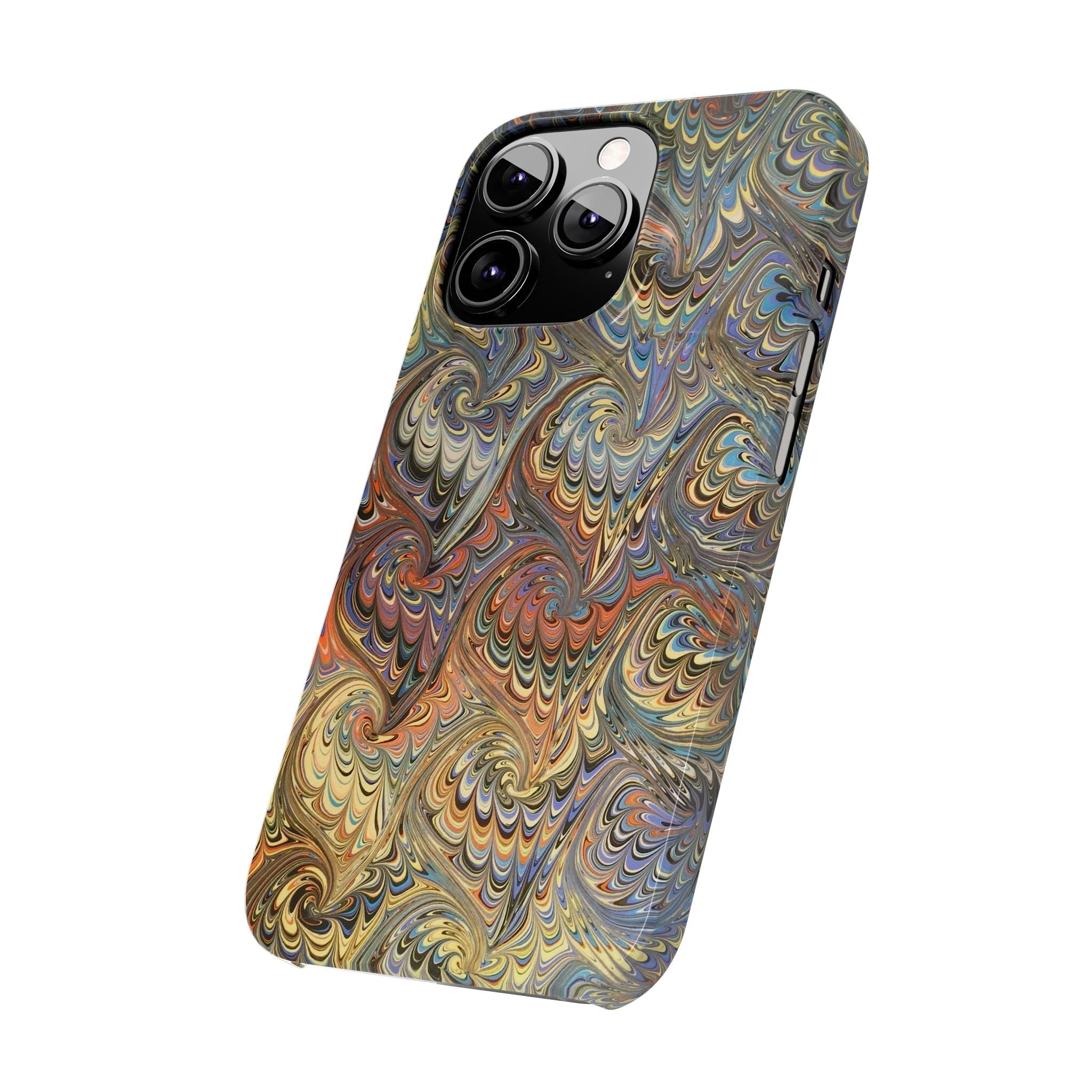 Golden Fall Colors Italian Traditional Marble Design