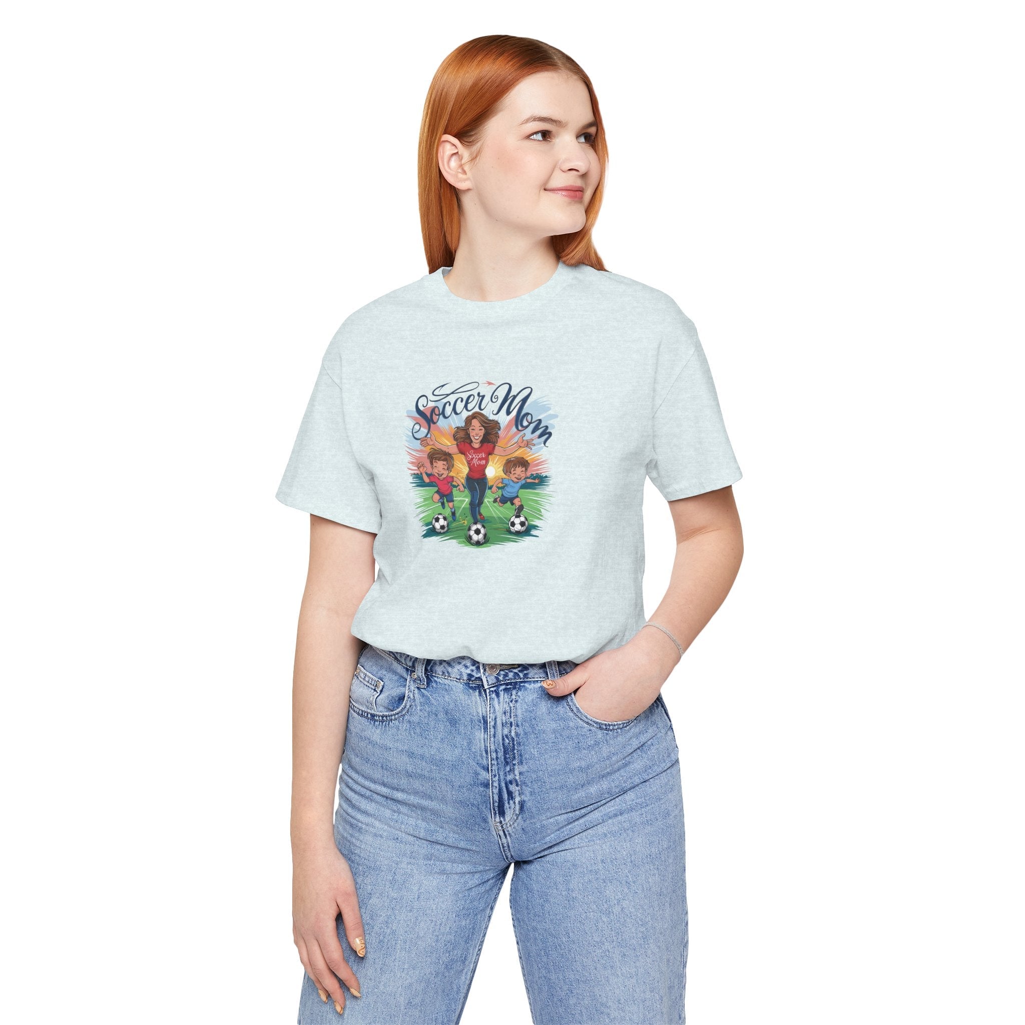 Soccer Mom Short Sleeve Tee - Soft Cotton Unisex - DipaliZ
