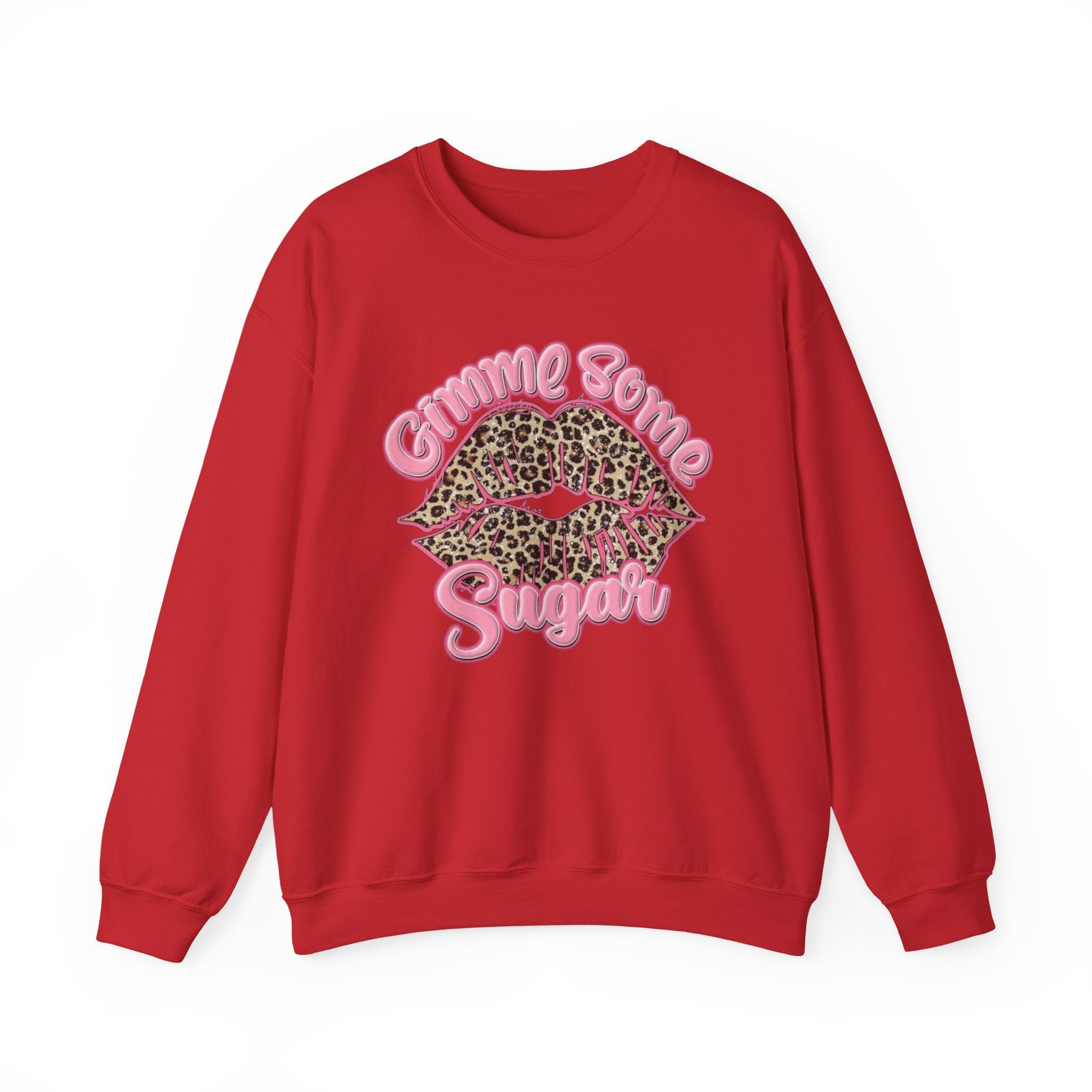 Gimme Some Sugar Leopard Lips Crewneck Sweatshirt