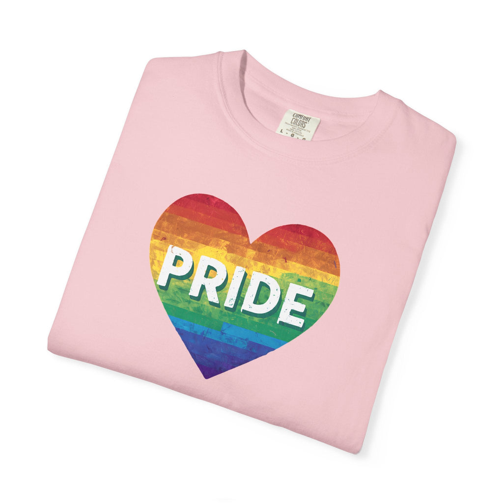 Gay Pride Rainbow Tee - Garment Dyed Comfort Colors - DipaliZ