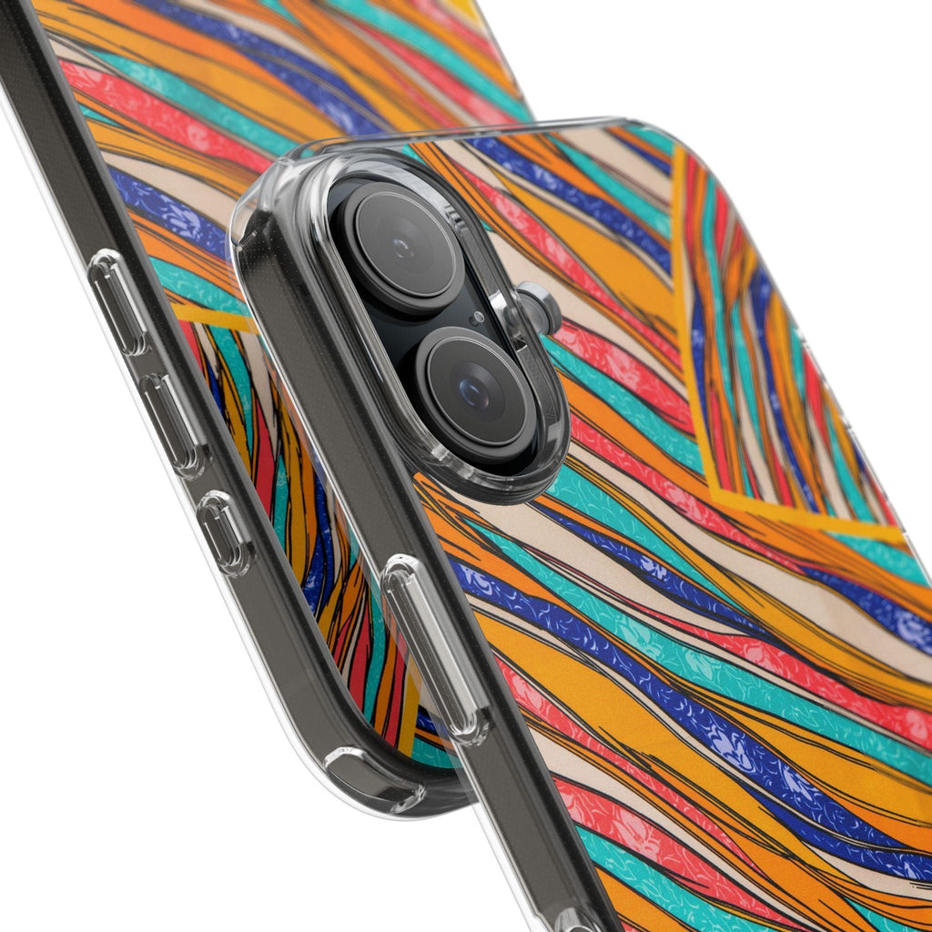 Clear Cases Stripes of  Powerful Colors