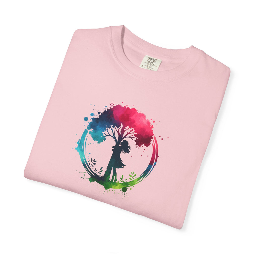 Girl Hugging Tree Tee - World Environment Day - DipaliZ