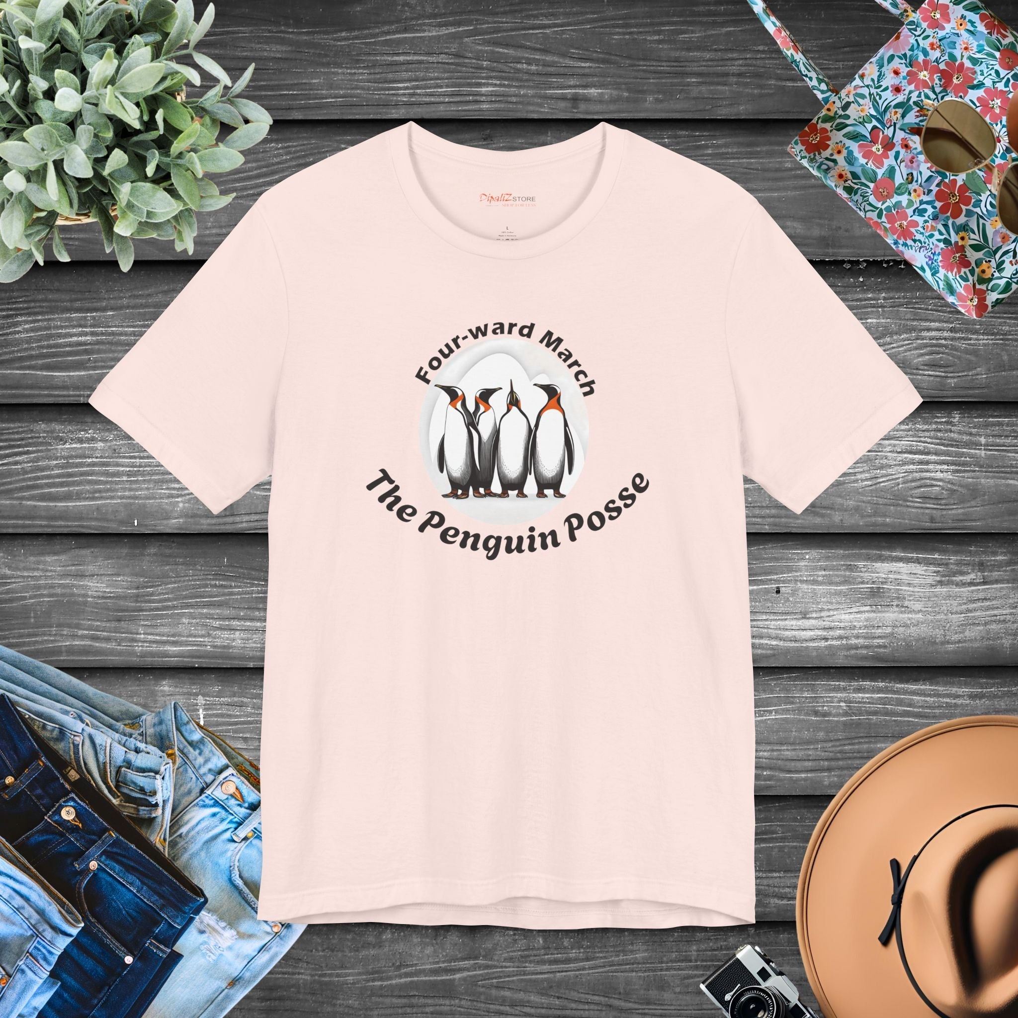 Penguins Unisex Jersey Short Sleeve Tee - Music Lovers - DipaliZ