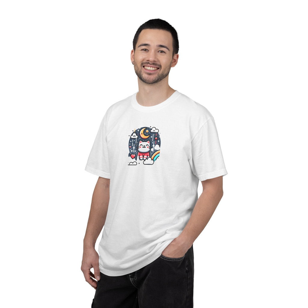 Adorable Cat Unisex Garment-Dyed T-Shirt - Ring-Spun Cotton - DipaliZ