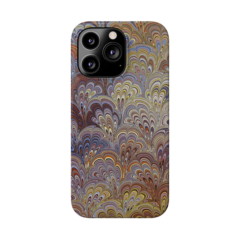 Italian Marbled Design, Multi-Colored Pallet, Slim Phone Cases, Case-Mate