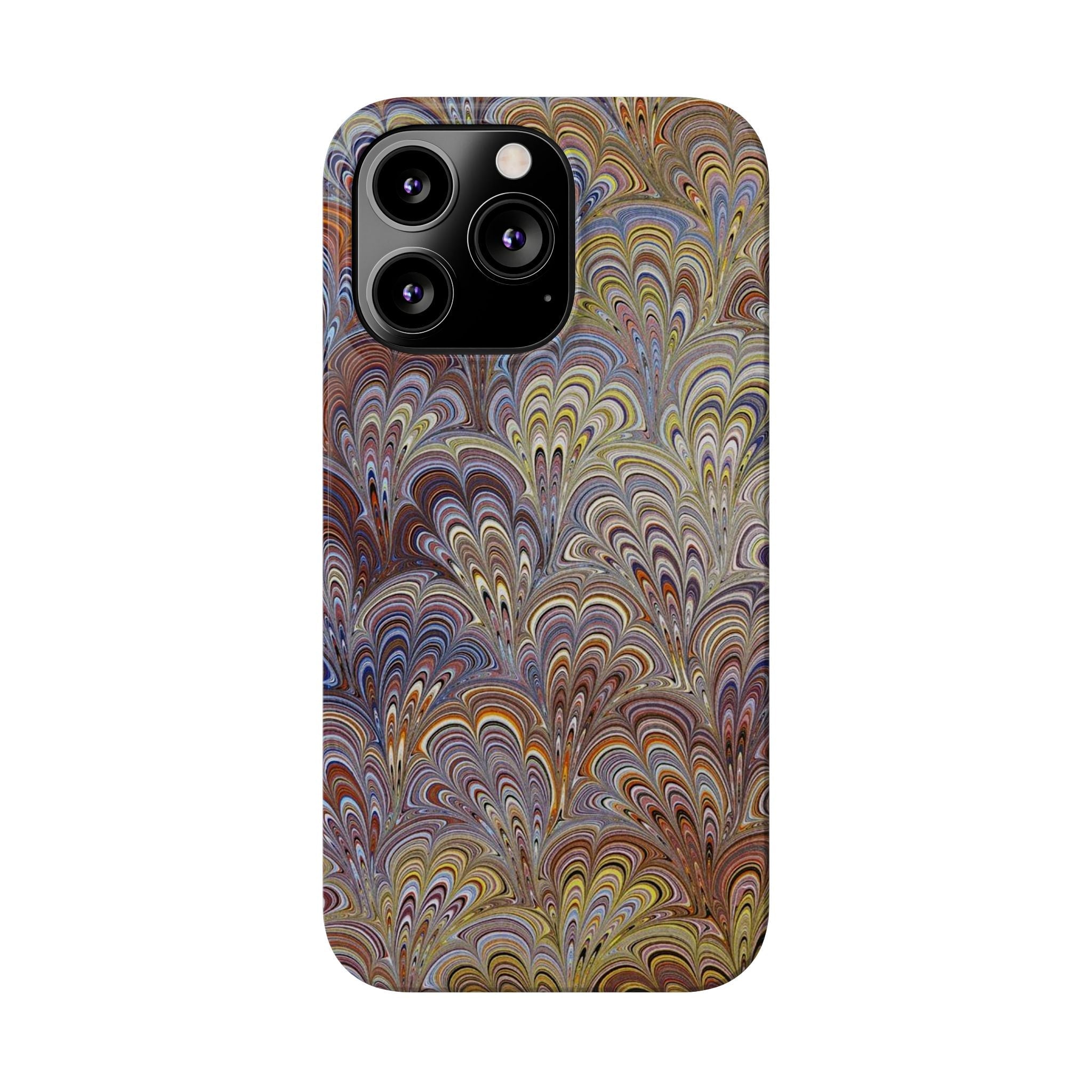 Italian Marbled Design, Multi-Colored Pallet, Slim Phone Cases, Case-Mate
