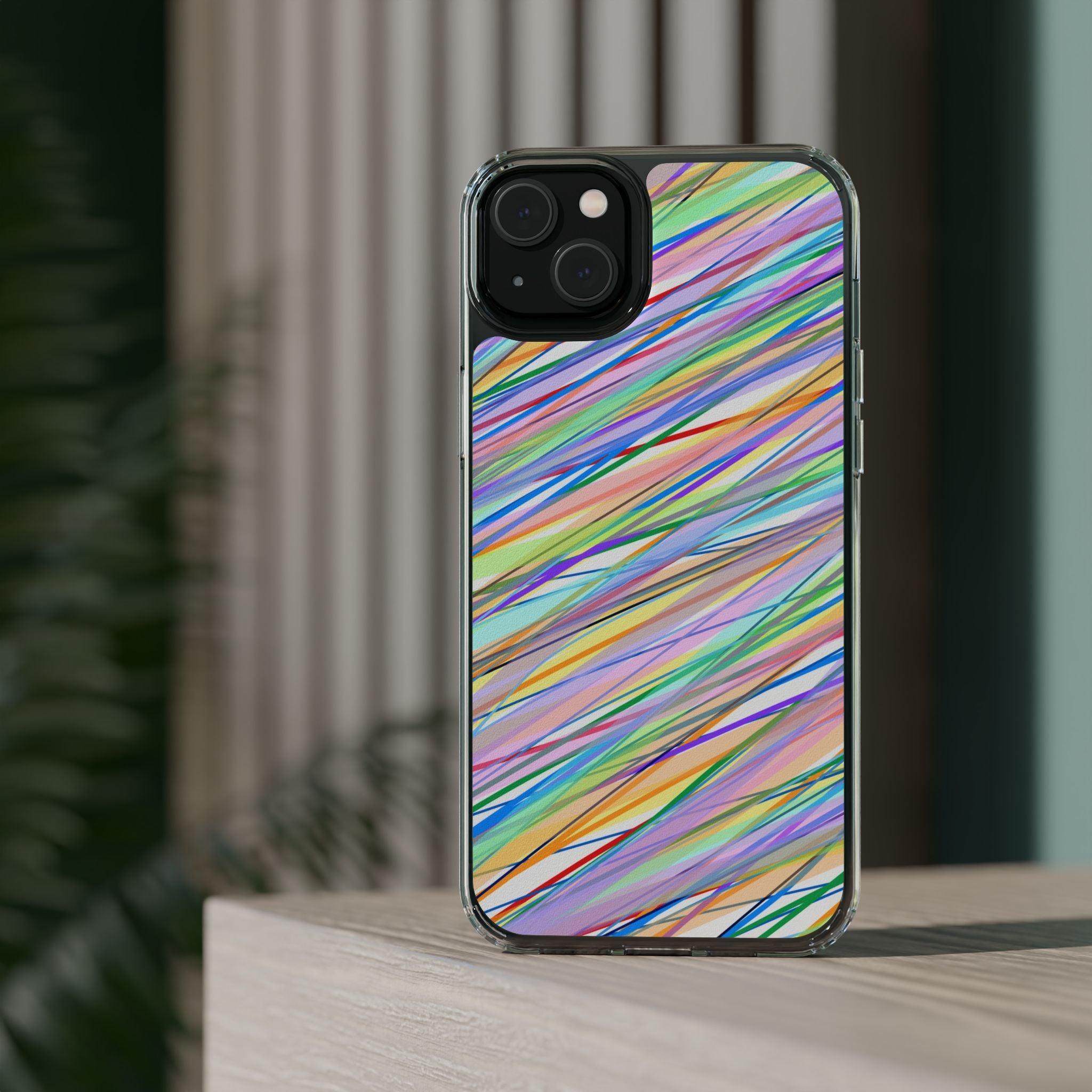 Threads Of Colors Clear Case