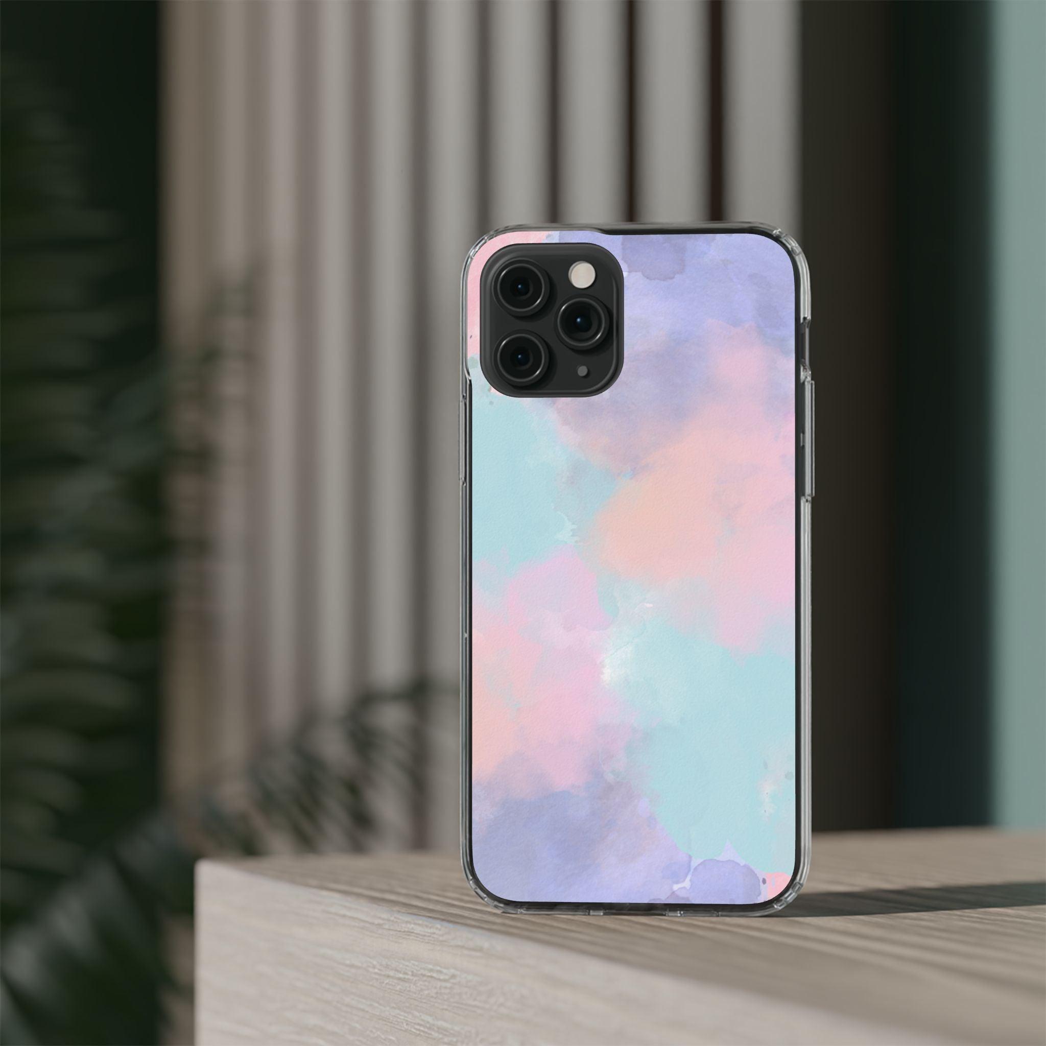 Shades of Pastel Clear Cases