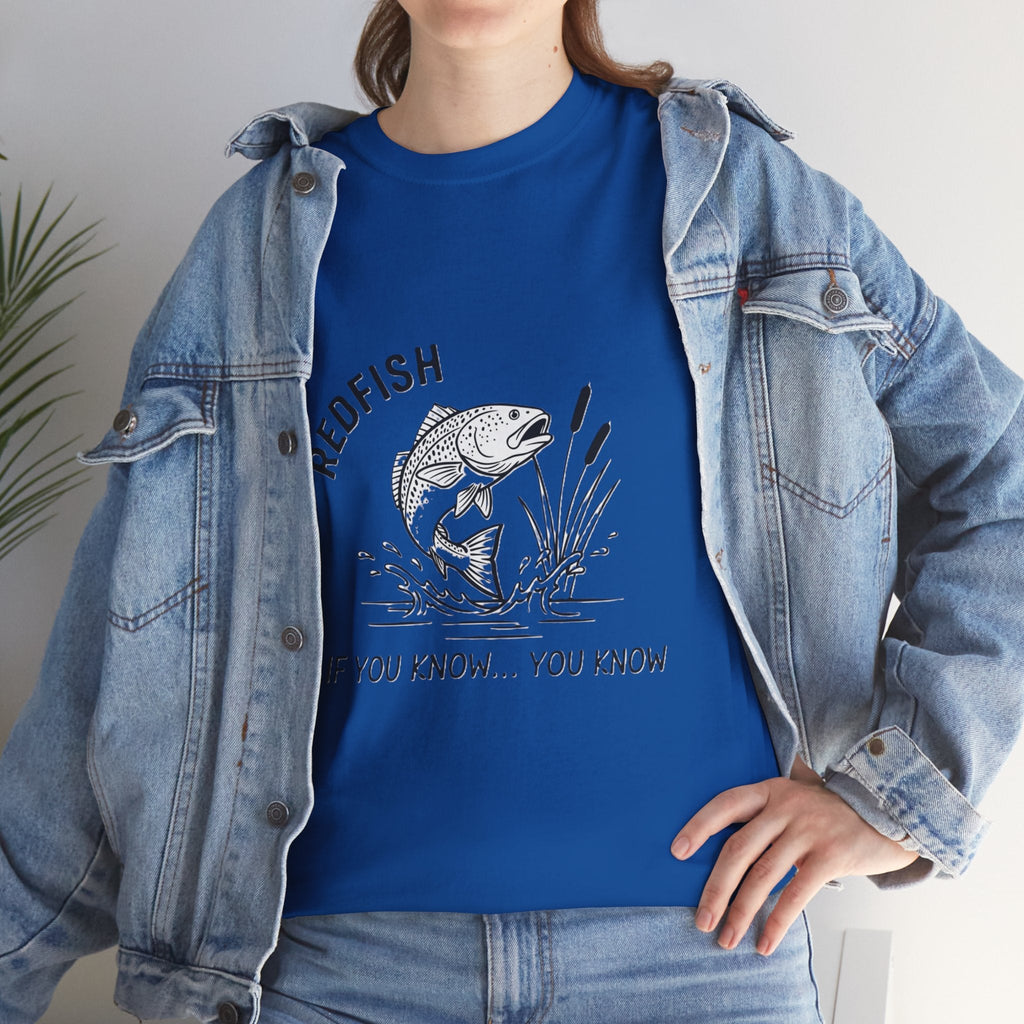 Fishing Red Fish T-Shirt — Vintage Angler Tee