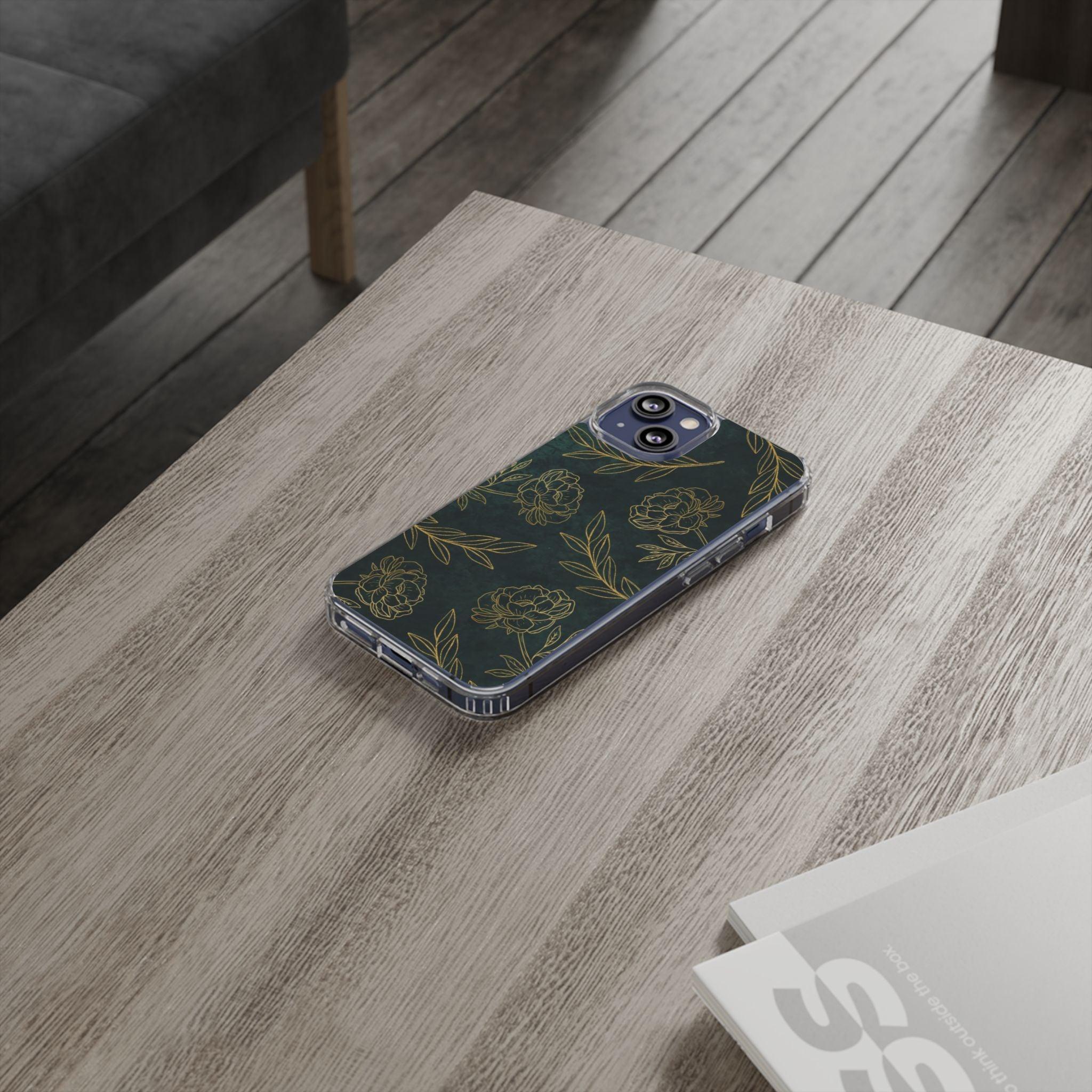 Floral Pattern Clear Cases