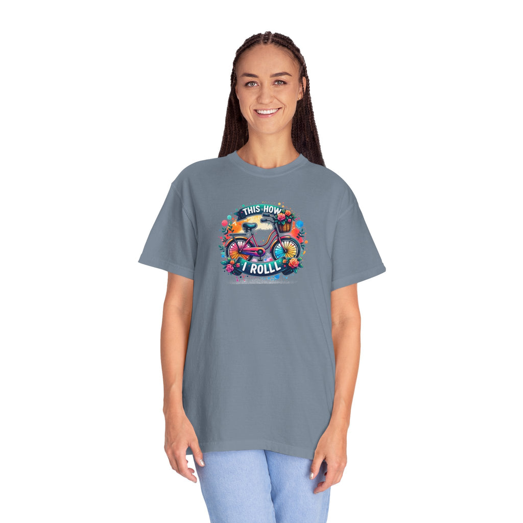 This Is How I Roll Bicycle Tee - Comfort Colors - DipaliZ