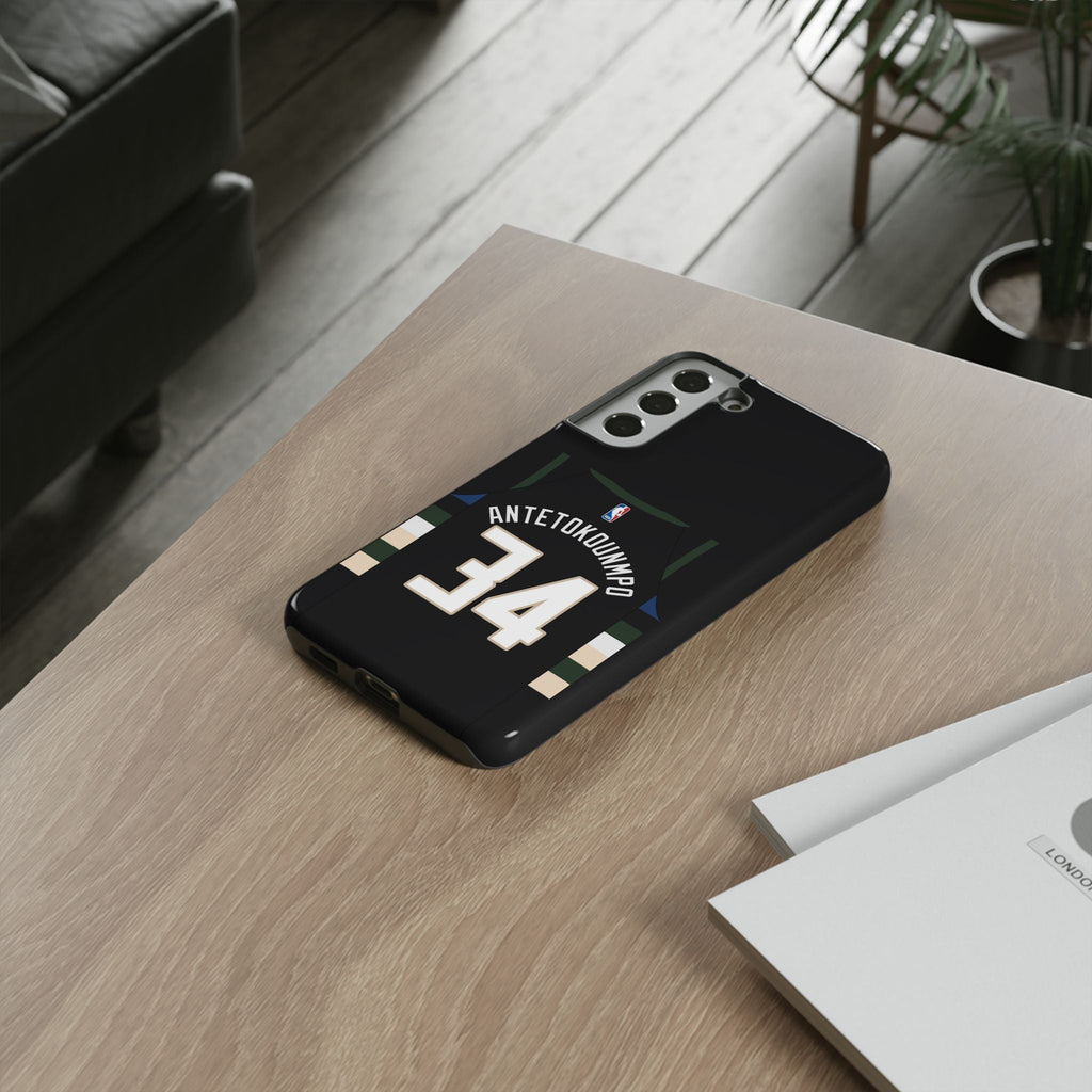 Giannis Antetokounmpo Force Drive Edition – Heavy-Duty ShockGuard Layers, Athletic Slim Fit | iPhone 8–16 Pro Max & Samsung S10–S25 Ultra Supported