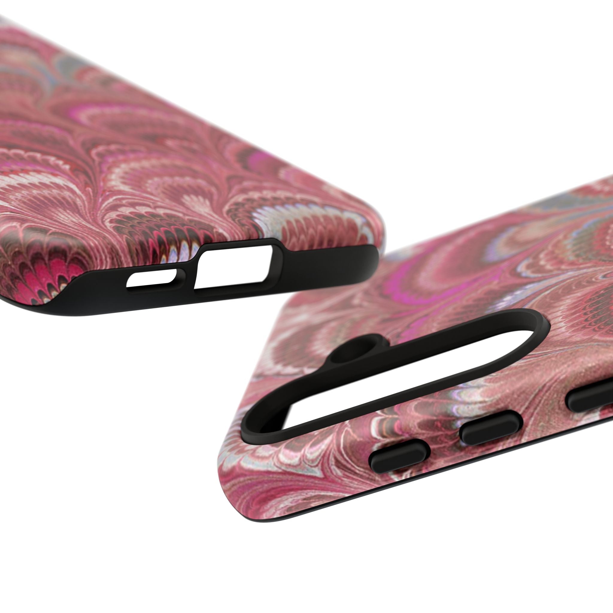 Shades of Pink Marbled Phone Case —  Dual Layer - Tough Protective Phone Cover