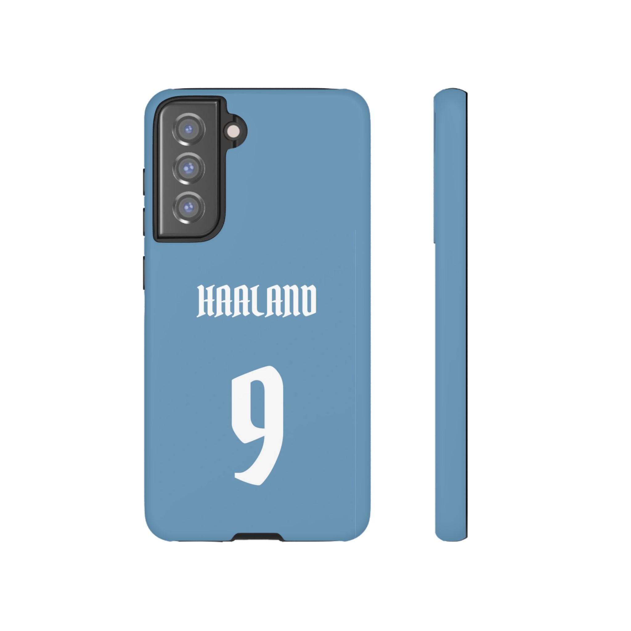 Erling Haaland PowerStrike – Rugged Dual-Layer Protection & Slim Profile | Compatible with iPhone 8 to 16 Pro Max & Samsung Galaxy S10 to S25 Ultra