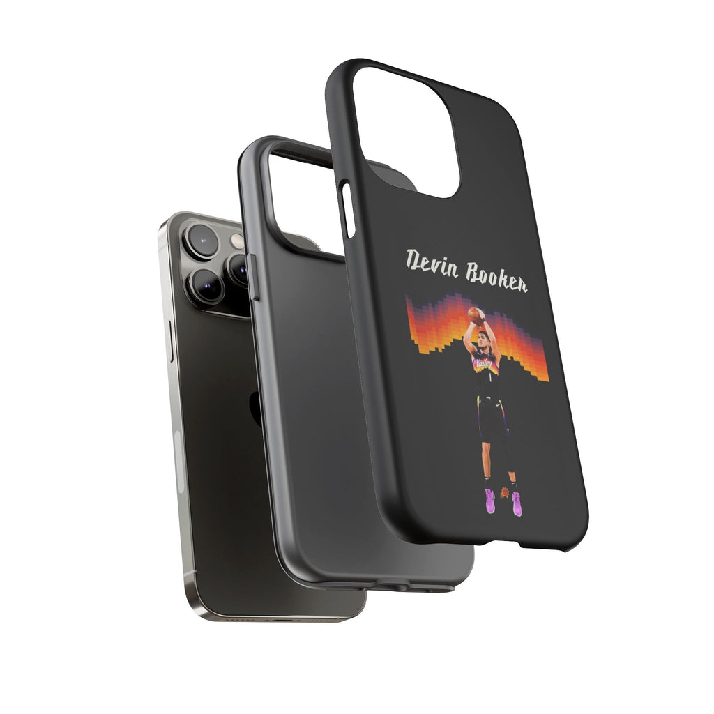 Devin Booker Precision Blaze Series – Dual-Layer ShockGuard Protection | Fits iPhone 8–16 Pro Max & Samsung Galaxy S10–S25 Ultra