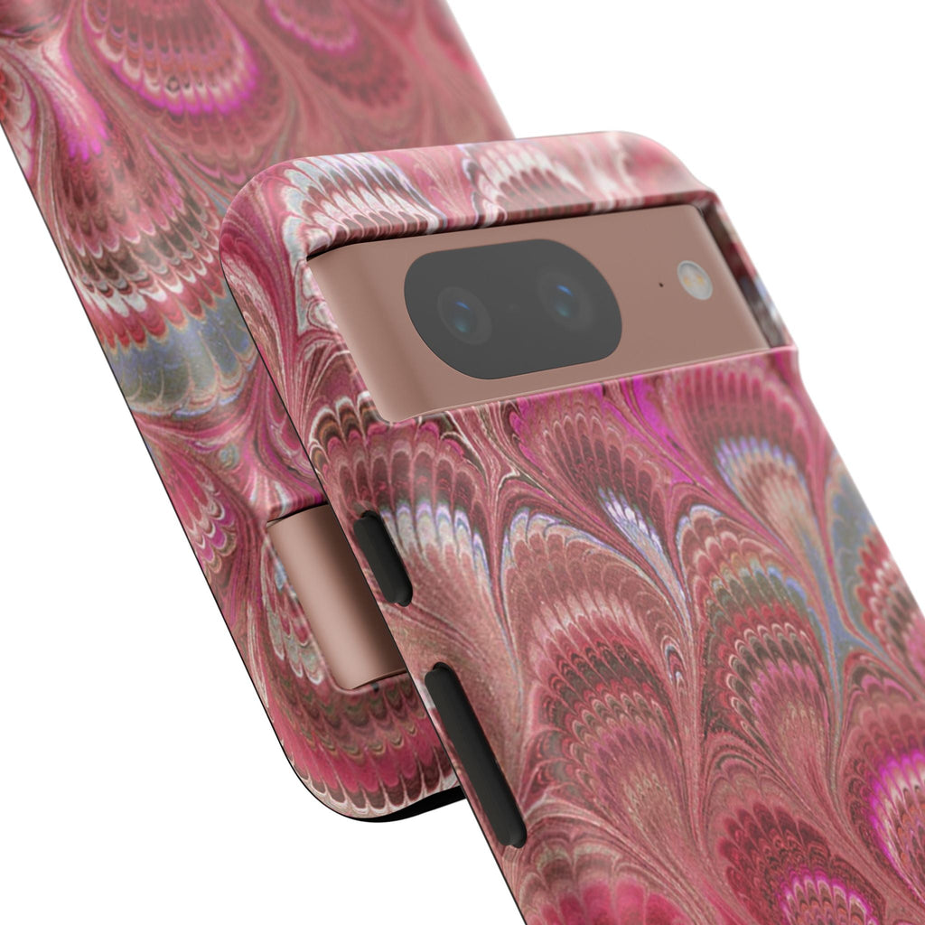 Shades of Pink Marbled Phone Case —  Dual Layer - Tough Protective Phone Cover